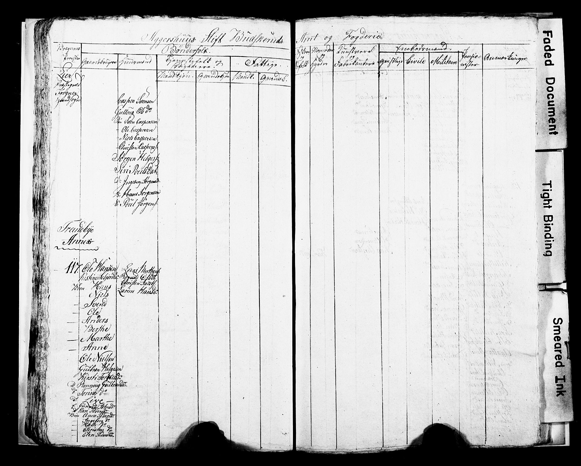 SAKO, 1815 Census for Lier parish, 1815, p. 40