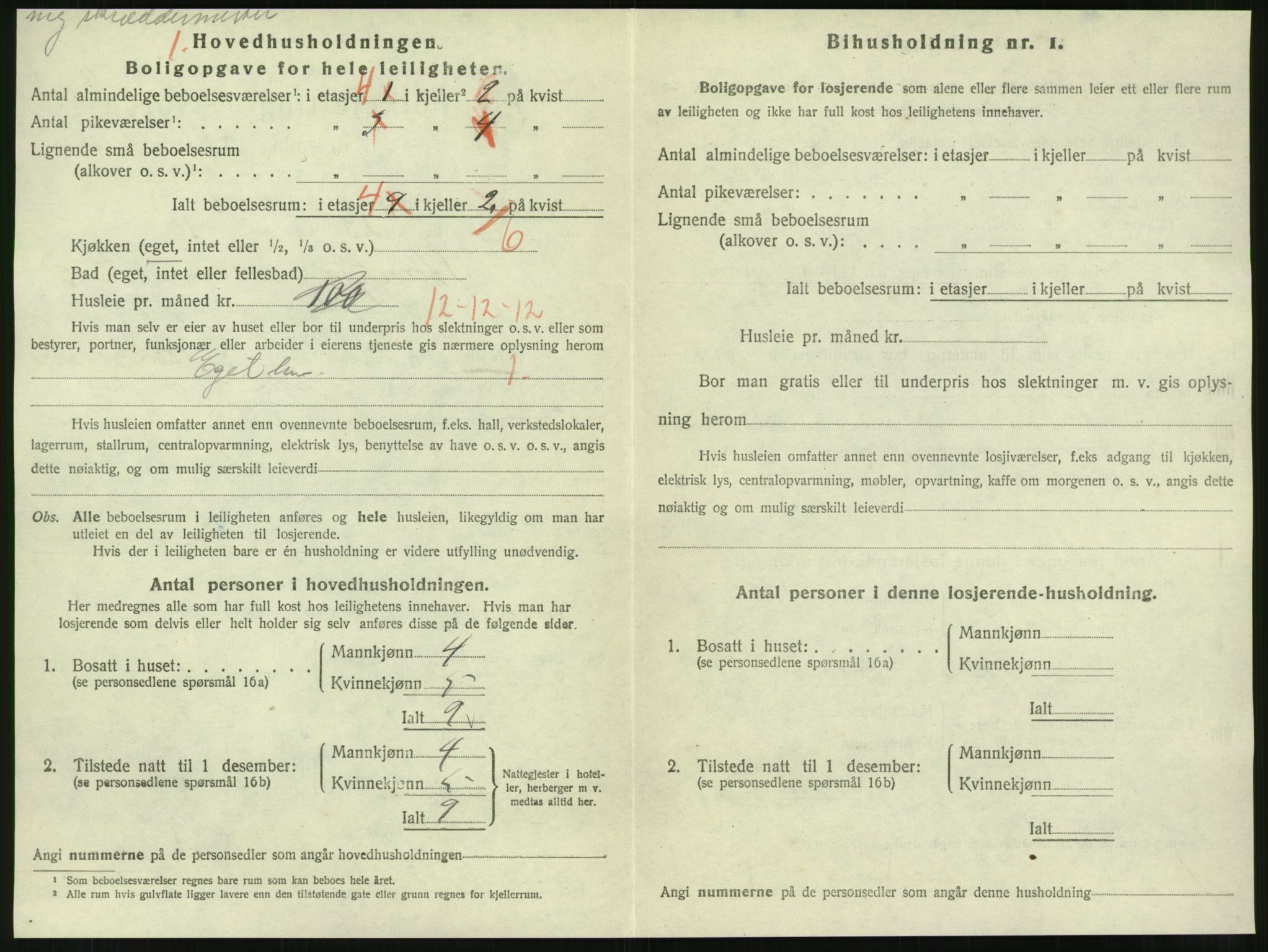 SAT, 1920 census for Steinkjer, 1920, p. 1967