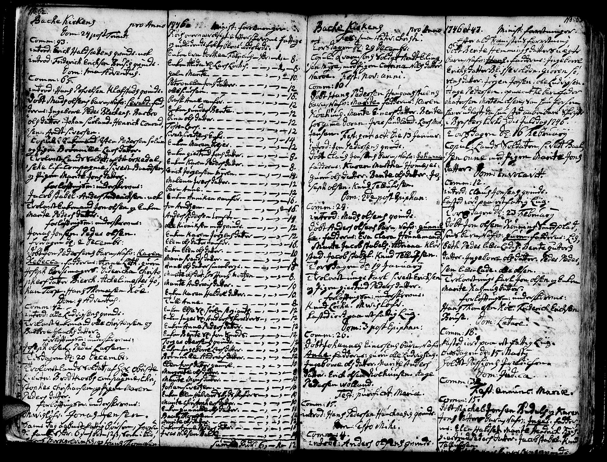 Ministerialprotokoller, klokkerbøker og fødselsregistre - Sør-Trøndelag, SAT/A-1456/606/L0276: Parish register (official) no. 606A01 /2, 1727-1779, p. 62-63