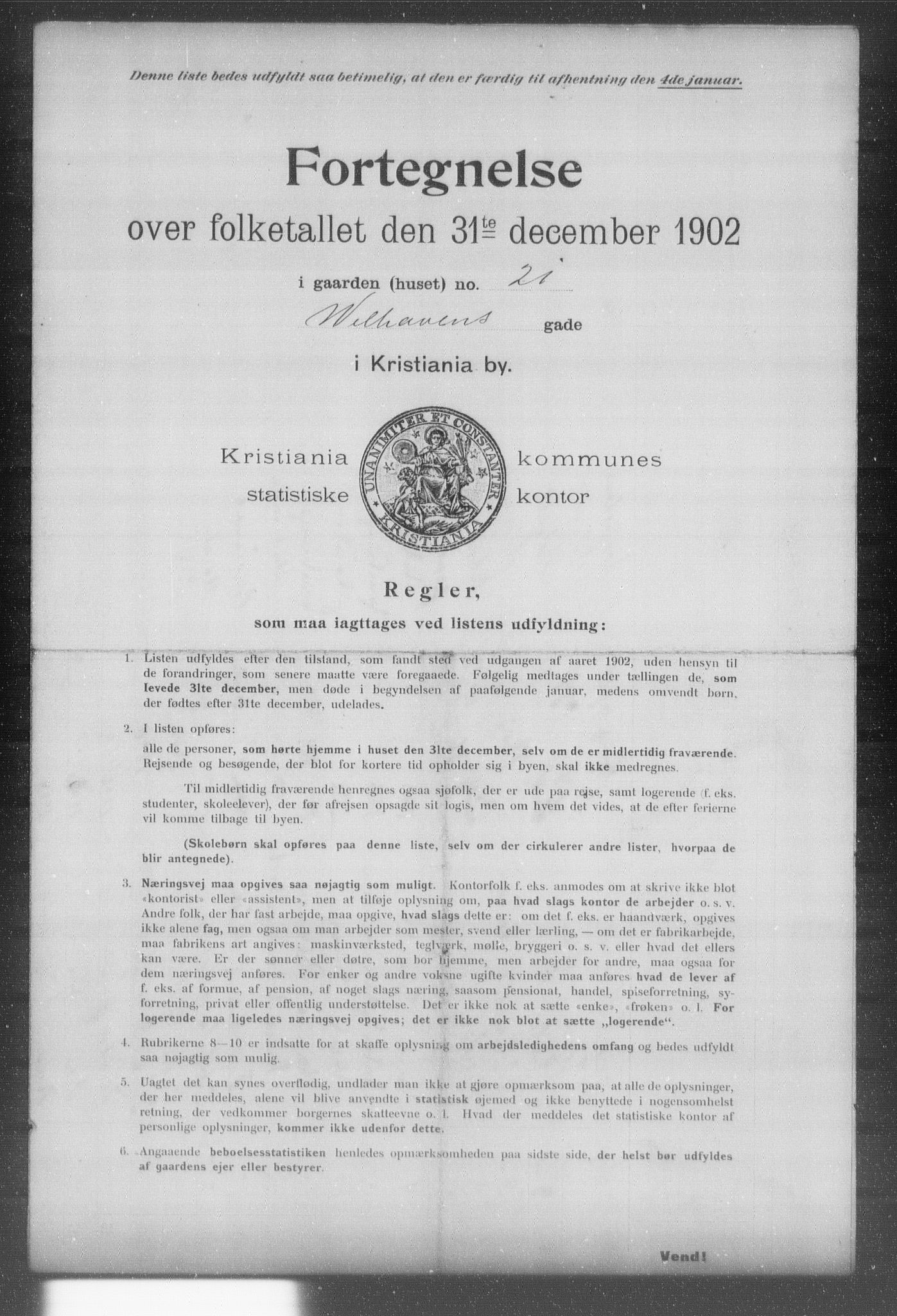 OBA, Municipal Census 1902 for Kristiania, 1902, p. 23521