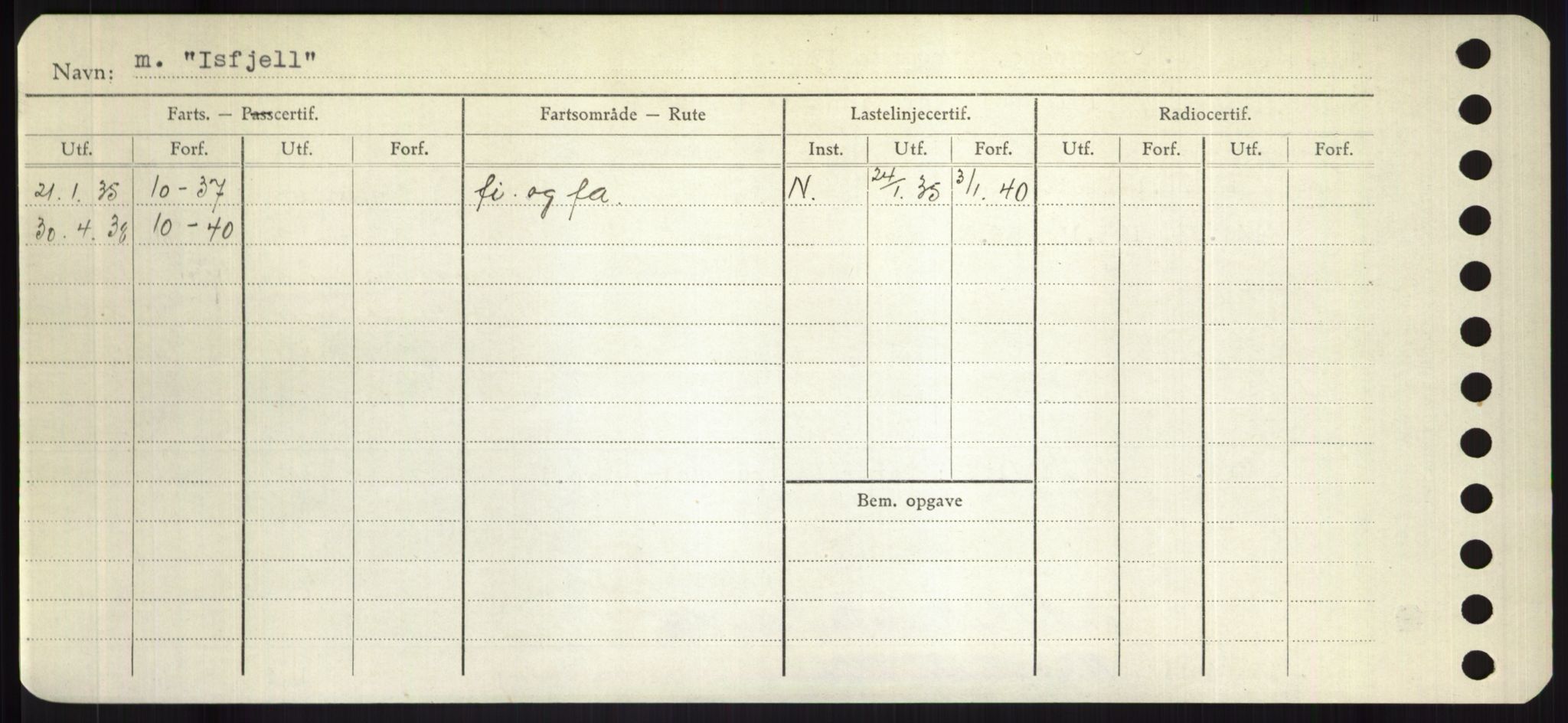 Sjøfartsdirektoratet med forløpere, Skipsmålingen, RA/S-1627/H/Hd/L0018: Fartøy, I, p. 274