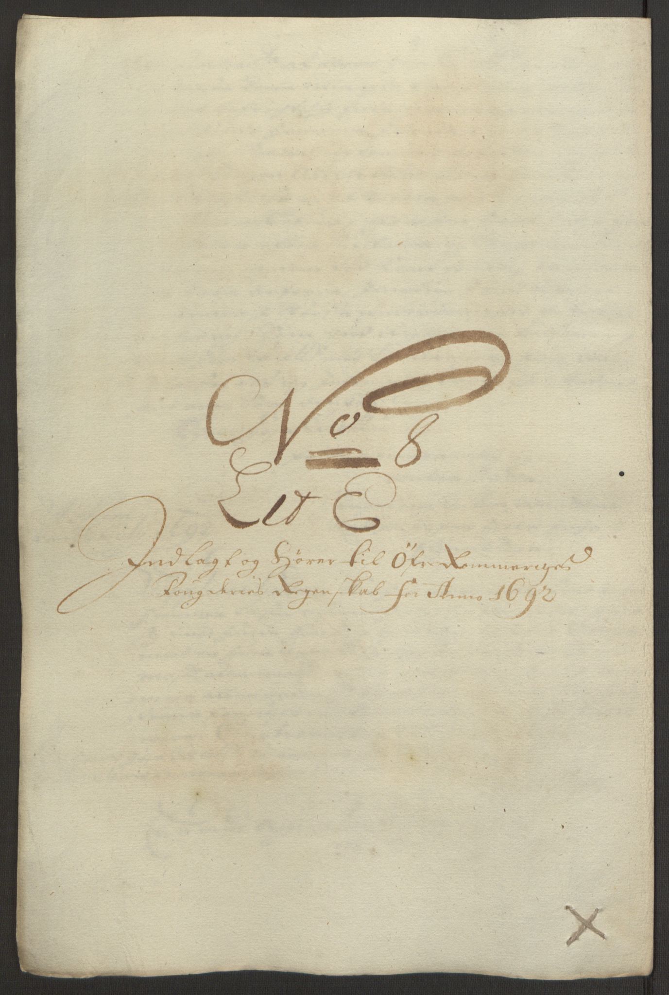 Rentekammeret inntil 1814, Reviderte regnskaper, Fogderegnskap, RA/EA-4092/R12/L0704: Fogderegnskap Øvre Romerike, 1692, p. 75