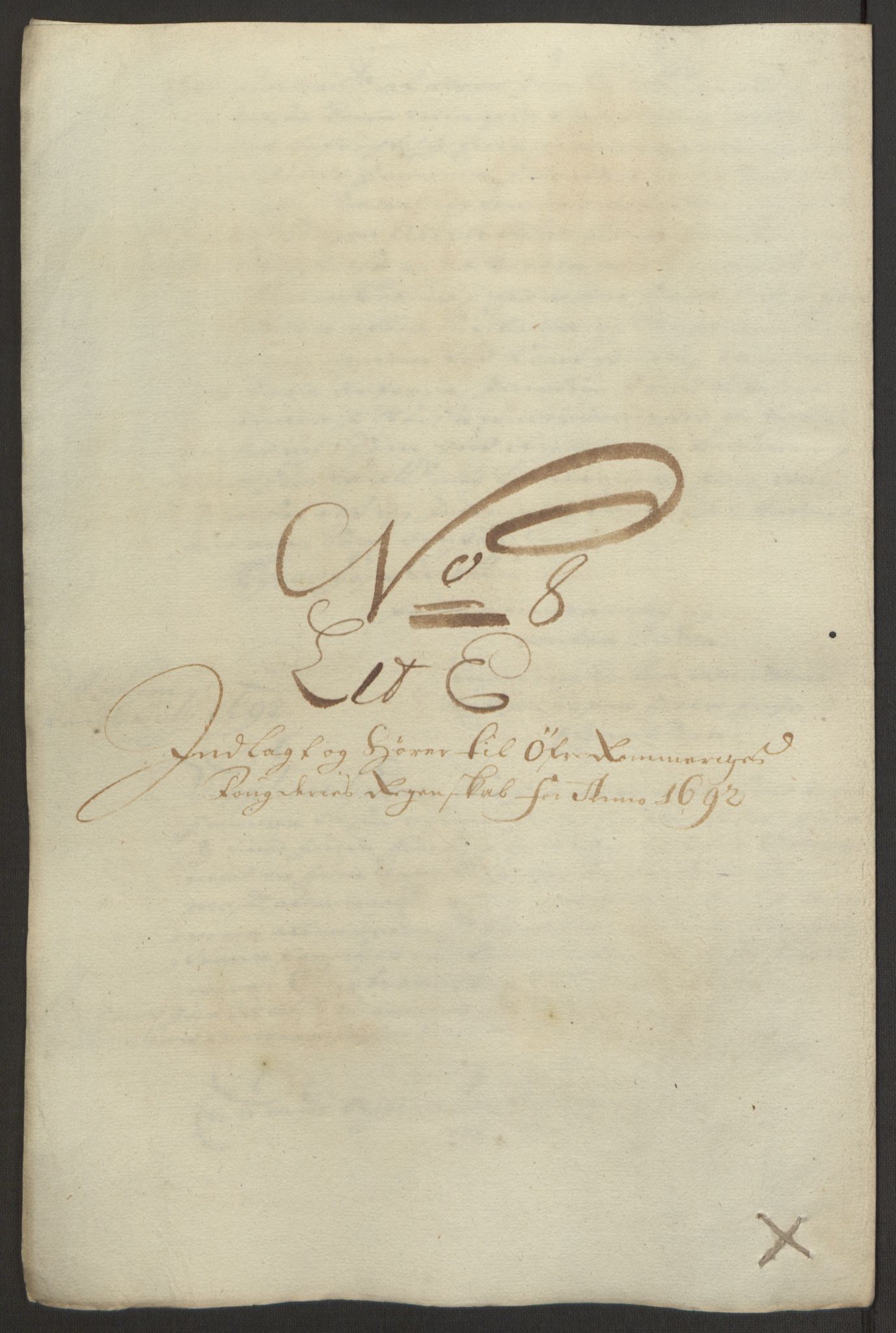 Rentekammeret inntil 1814, Reviderte regnskaper, Fogderegnskap, AV/RA-EA-4092/R12/L0704: Fogderegnskap Øvre Romerike, 1692, p. 75