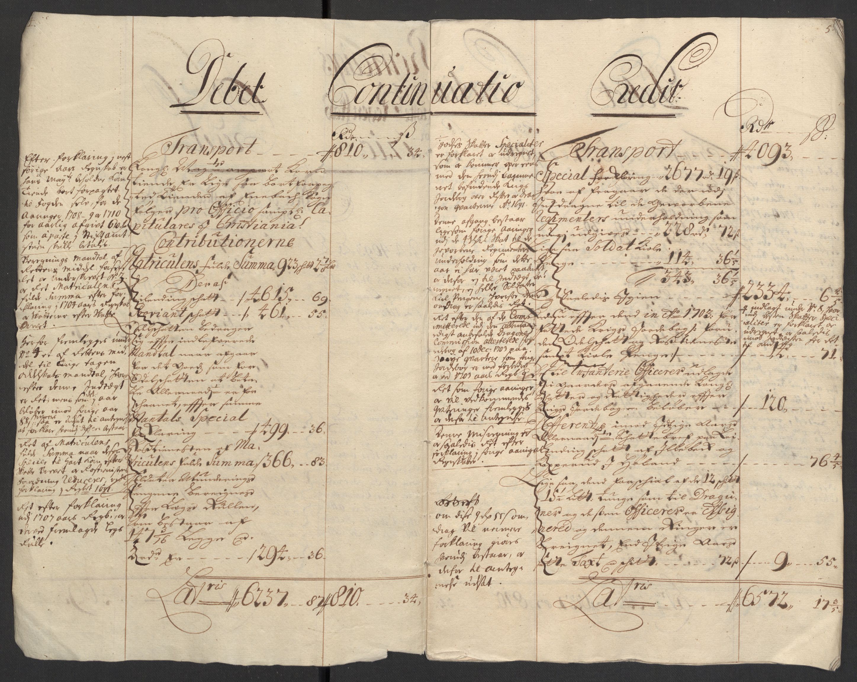 Rentekammeret inntil 1814, Reviderte regnskaper, Fogderegnskap, AV/RA-EA-4092/R11/L0592: Fogderegnskap Nedre Romerike, 1710-1711, p. 5