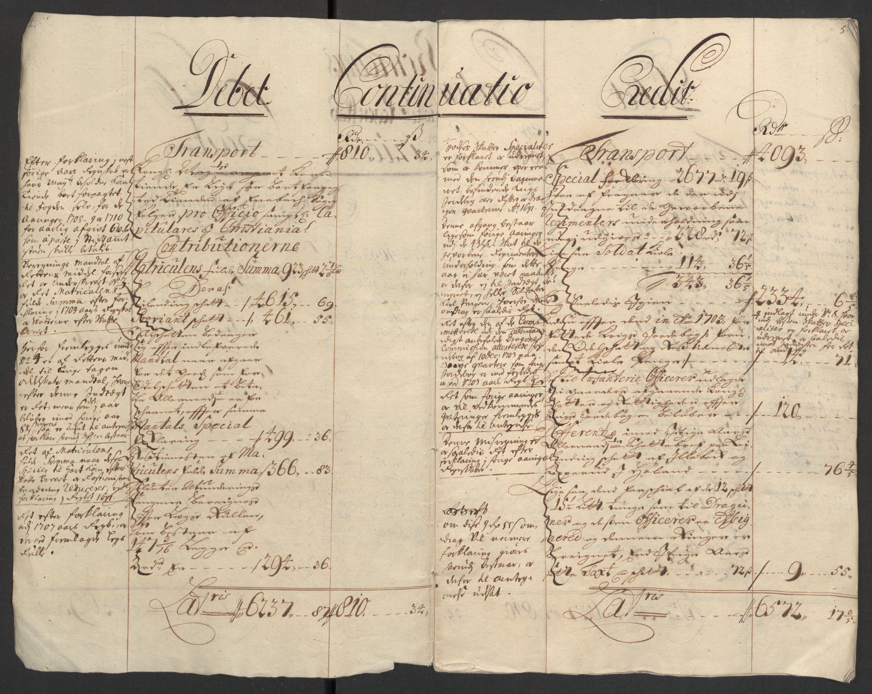 Rentekammeret inntil 1814, Reviderte regnskaper, Fogderegnskap, AV/RA-EA-4092/R11/L0592: Fogderegnskap Nedre Romerike, 1710-1711, p. 5