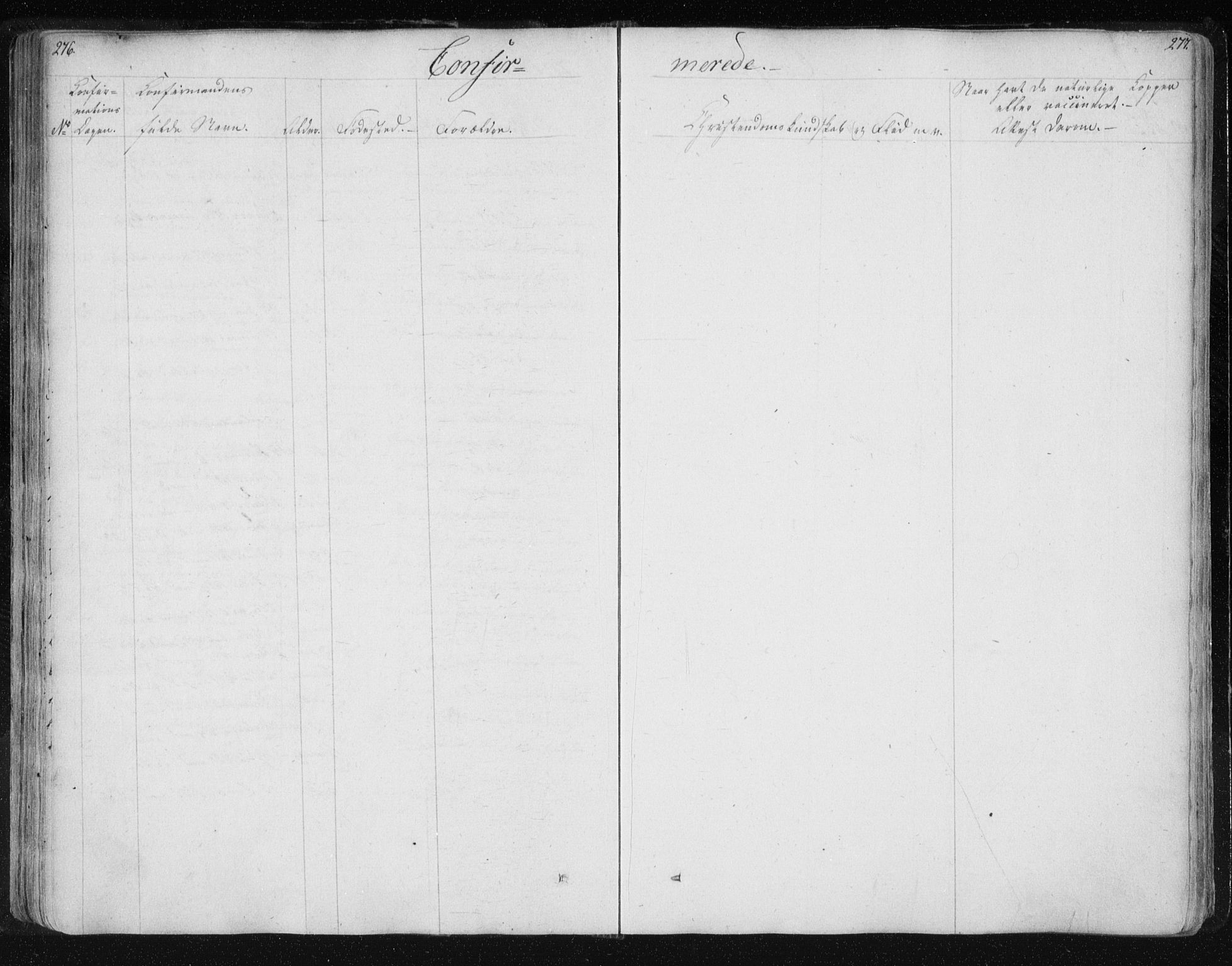 Ministerialprotokoller, klokkerbøker og fødselsregistre - Nord-Trøndelag, AV/SAT-A-1458/730/L0276: Parish register (official) no. 730A05, 1822-1830, p. 276-277