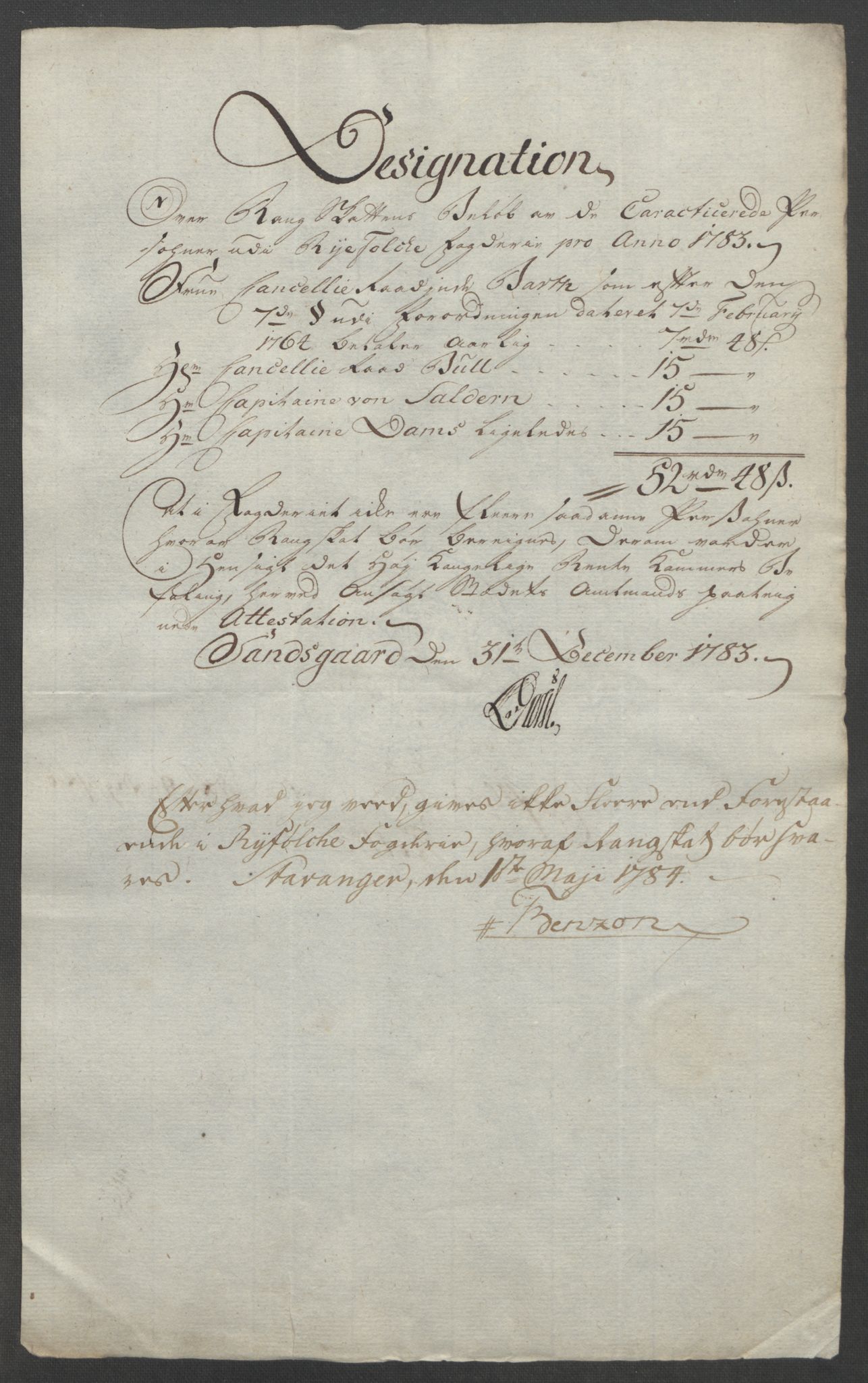 Rentekammeret inntil 1814, Reviderte regnskaper, Fogderegnskap, AV/RA-EA-4092/R47/L2972: Ekstraskatten Ryfylke, 1762-1780, p. 666