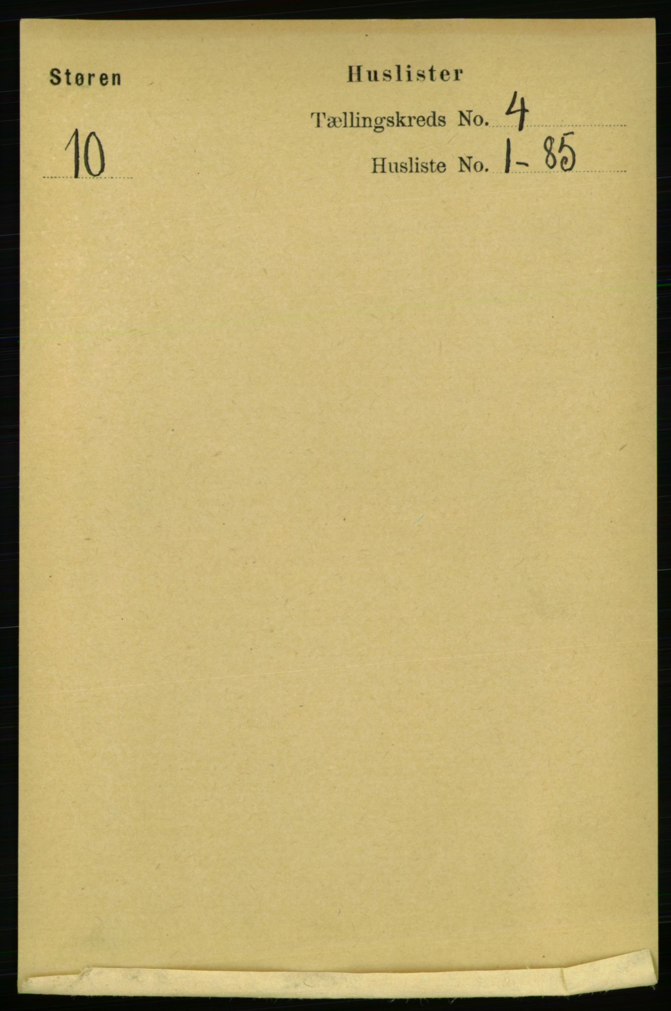 RA, 1891 census for 1648 Støren, 1891, p. 1203