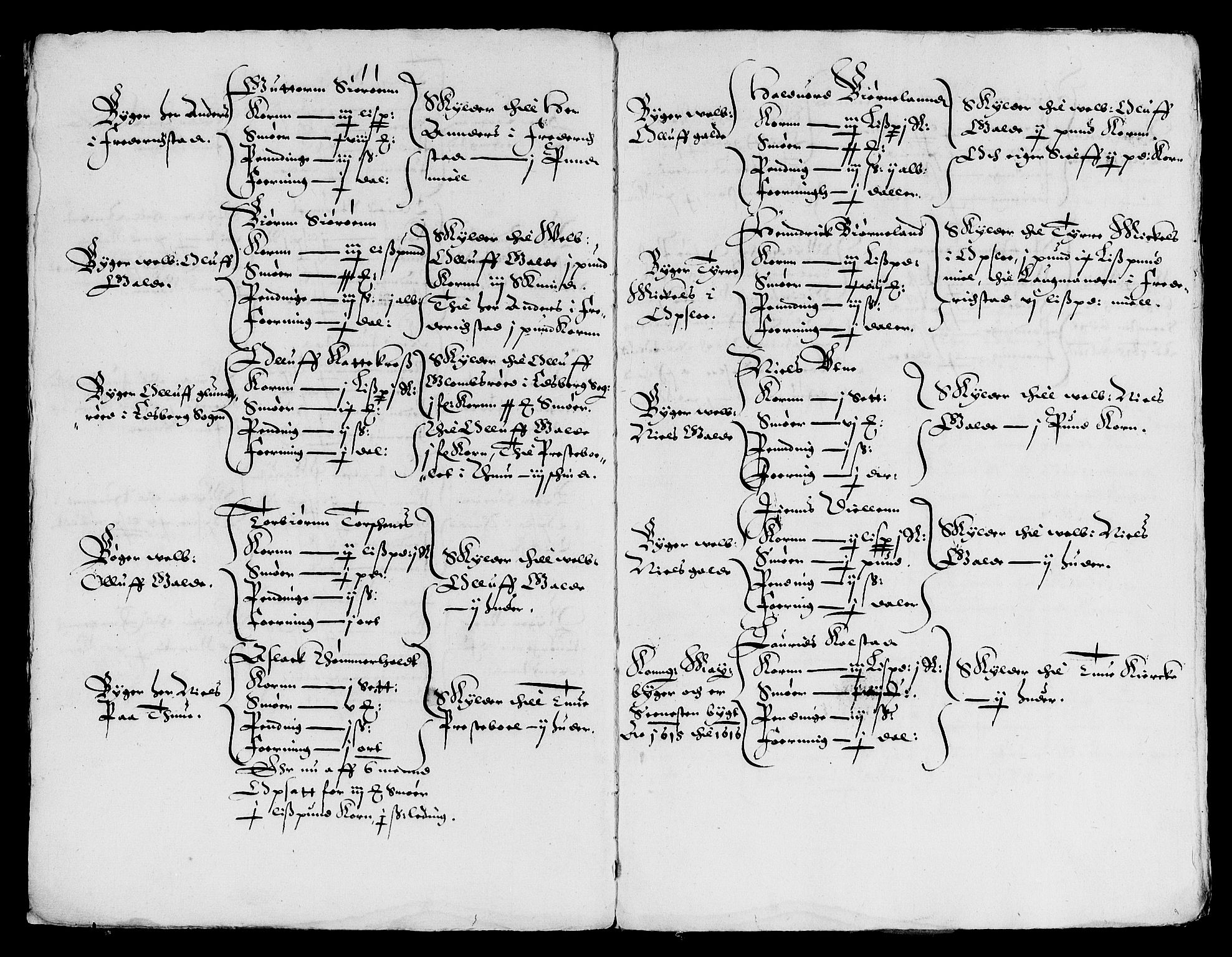 Rentekammeret inntil 1814, Reviderte regnskaper, Lensregnskaper, AV/RA-EA-5023/R/Rb/Rba/L0041: Akershus len, 1616-1618