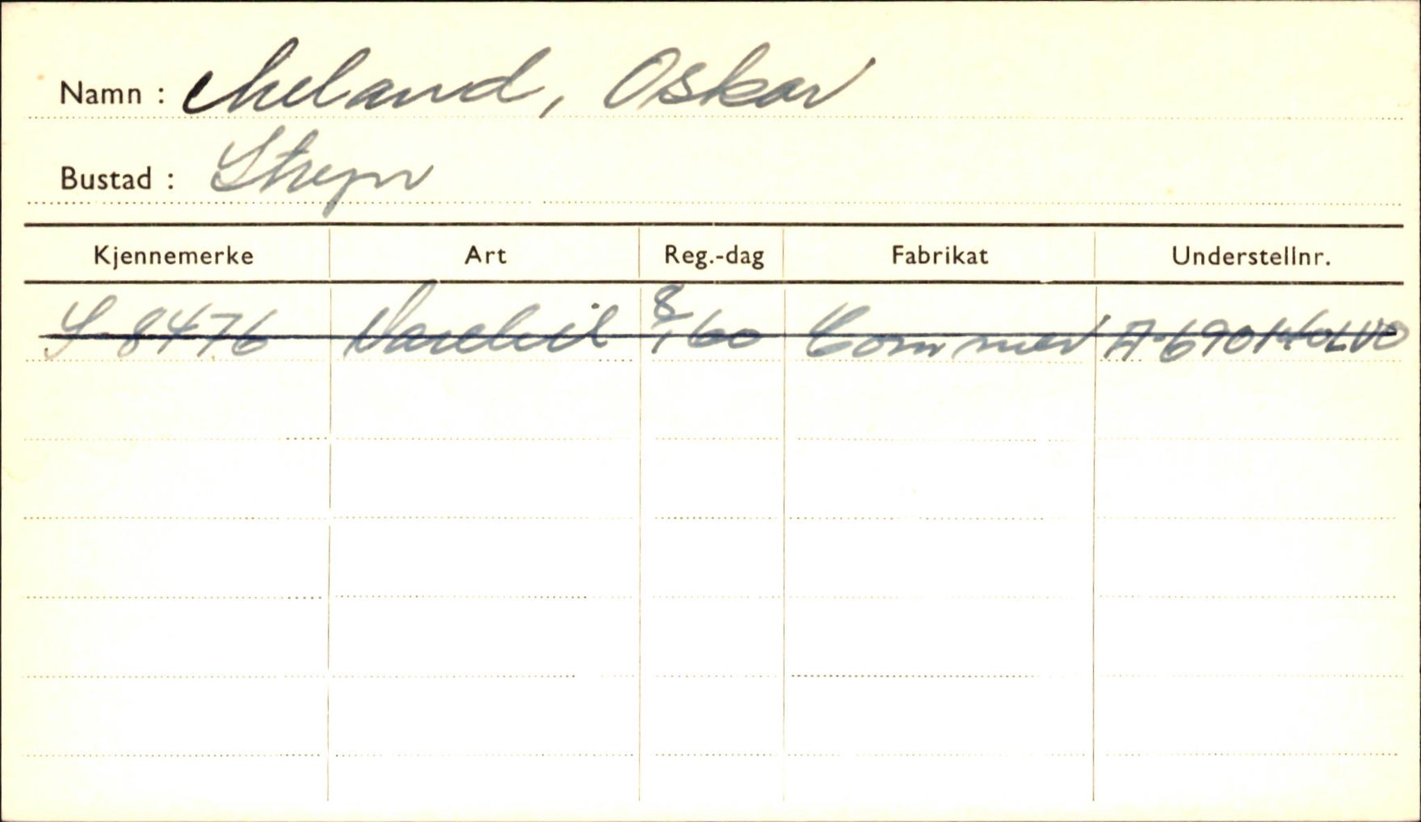 Statens vegvesen, Sogn og Fjordane vegkontor, AV/SAB-A-5301/4/F/L0001D: Eigarregister Fjordane til 1.6.1961, 1930-1961, p. 578