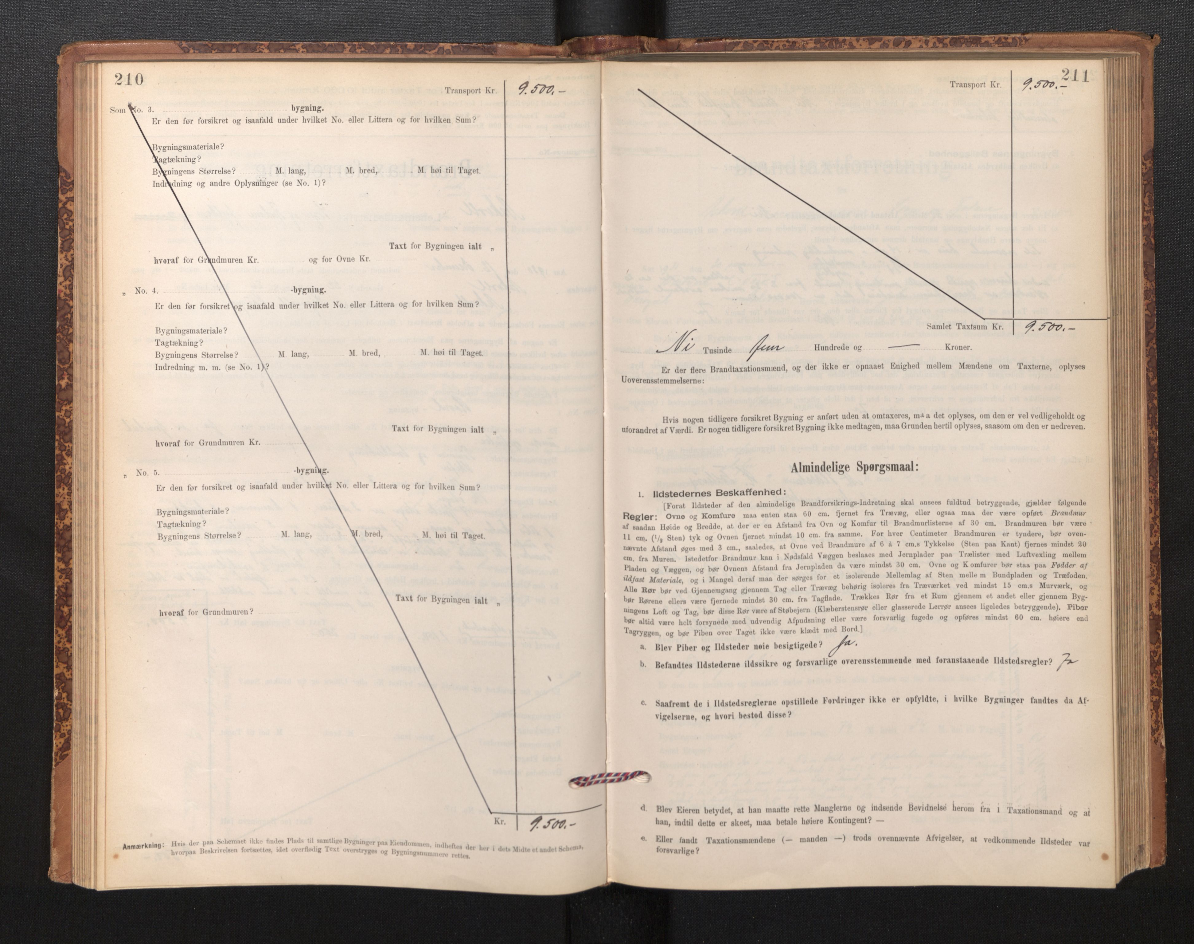 Lensmannen i Askvoll, SAB/A-26301/0012/L0004: Branntakstprotokoll, skjematakst og liste over branntakstmenn, 1895-1932, p. 210-211