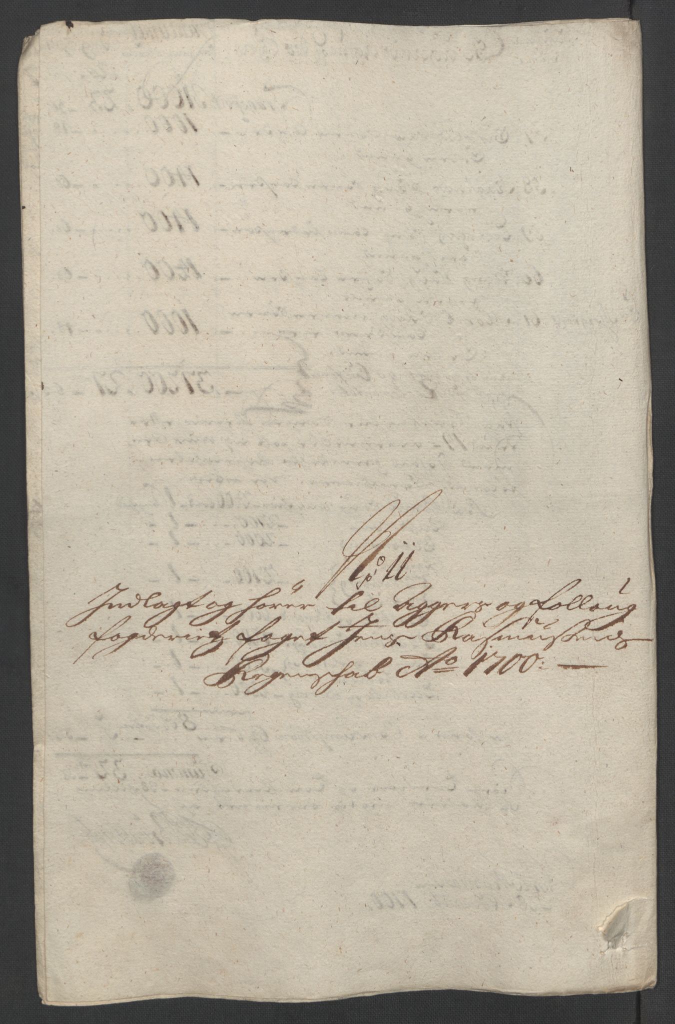 Rentekammeret inntil 1814, Reviderte regnskaper, Fogderegnskap, AV/RA-EA-4092/R10/L0443: Fogderegnskap Aker og Follo, 1700, p. 93