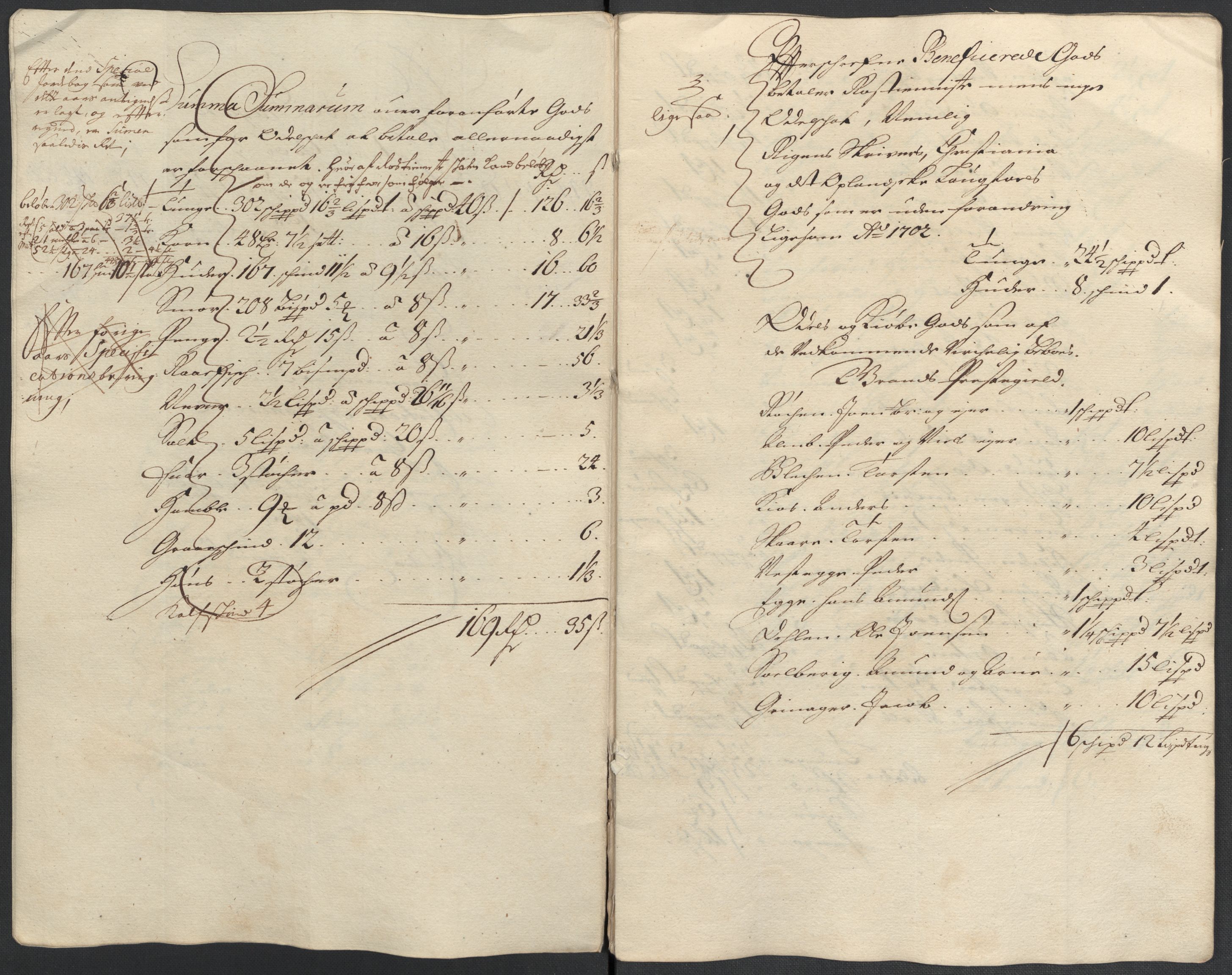Rentekammeret inntil 1814, Reviderte regnskaper, Fogderegnskap, RA/EA-4092/R18/L1301: Fogderegnskap Hadeland, Toten og Valdres, 1703, p. 180