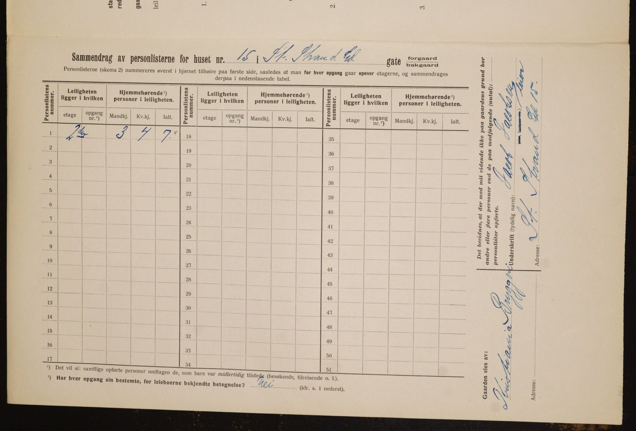 OBA, Municipal Census 1912 for Kristiania, 1912, p. 102953