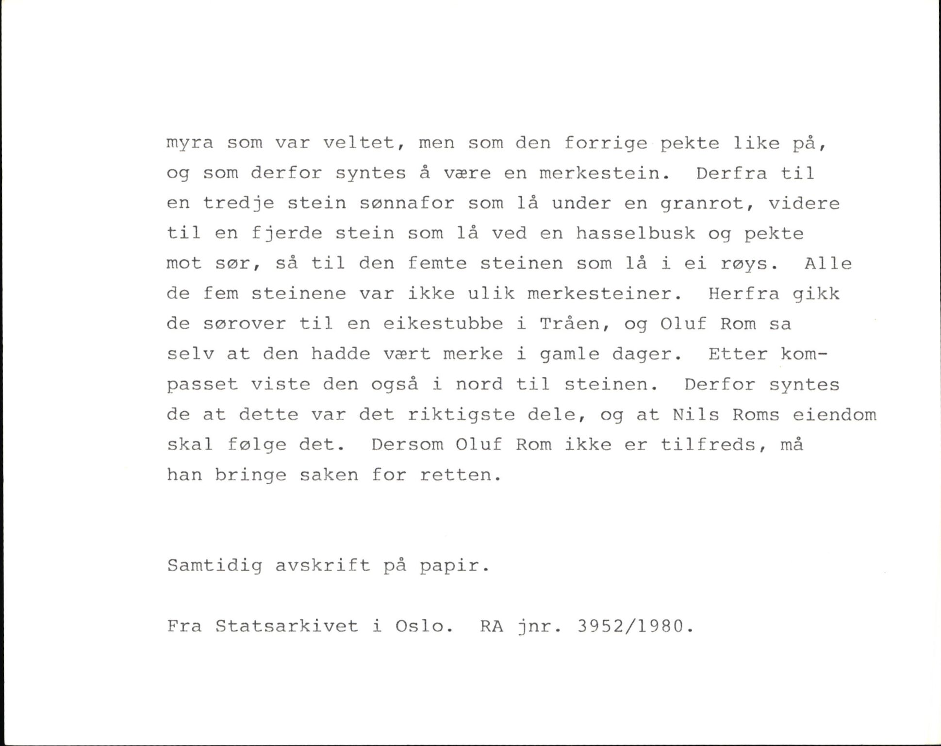 Riksarkivets diplomsamling, AV/RA-EA-5965/F35/F35k/L0002: Regestsedler: Prestearkiver fra Hedmark, Oppland, Buskerud og Vestfold, p. 768