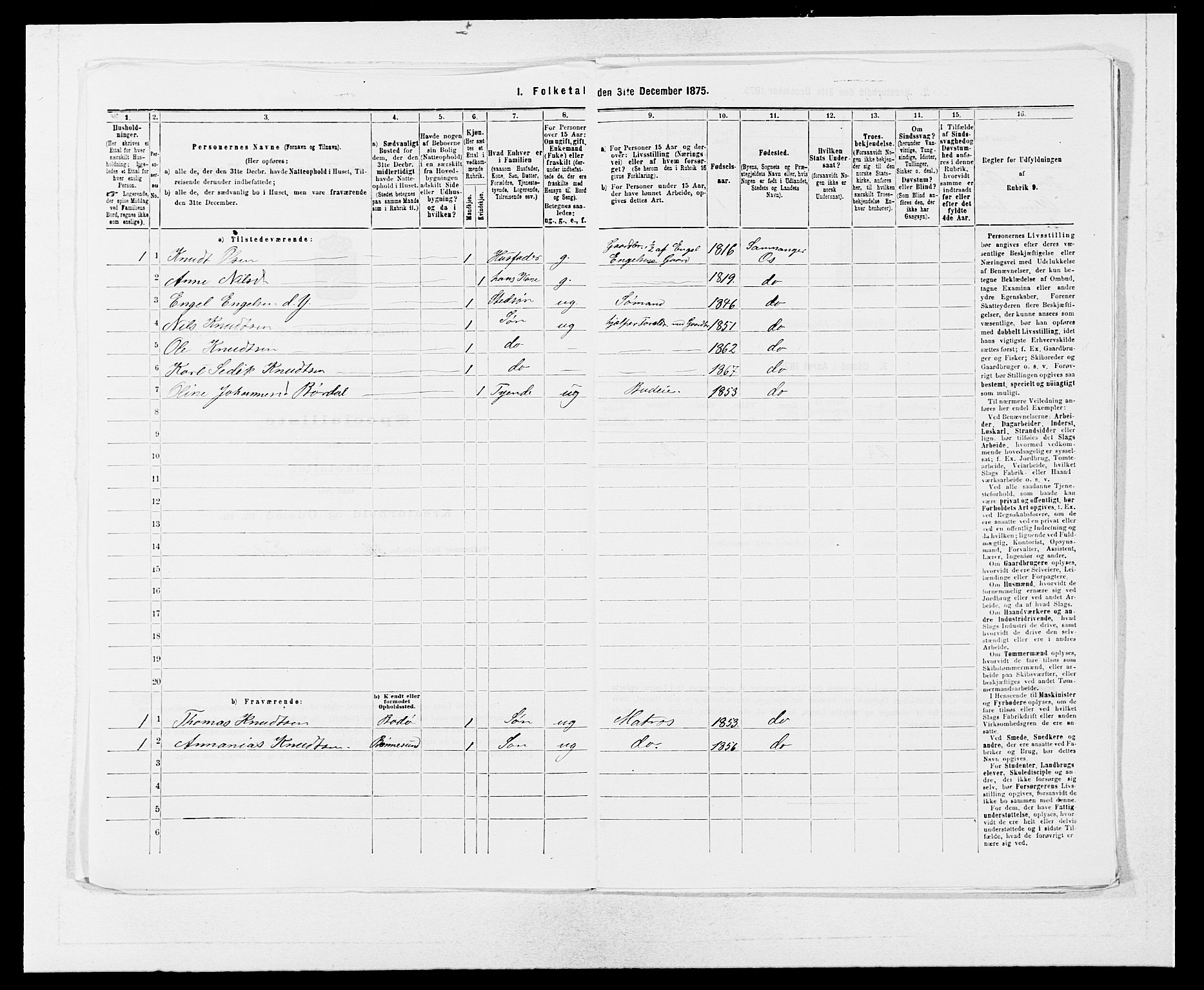 SAB, 1875 census for 1243P Os, 1875, p. 1140