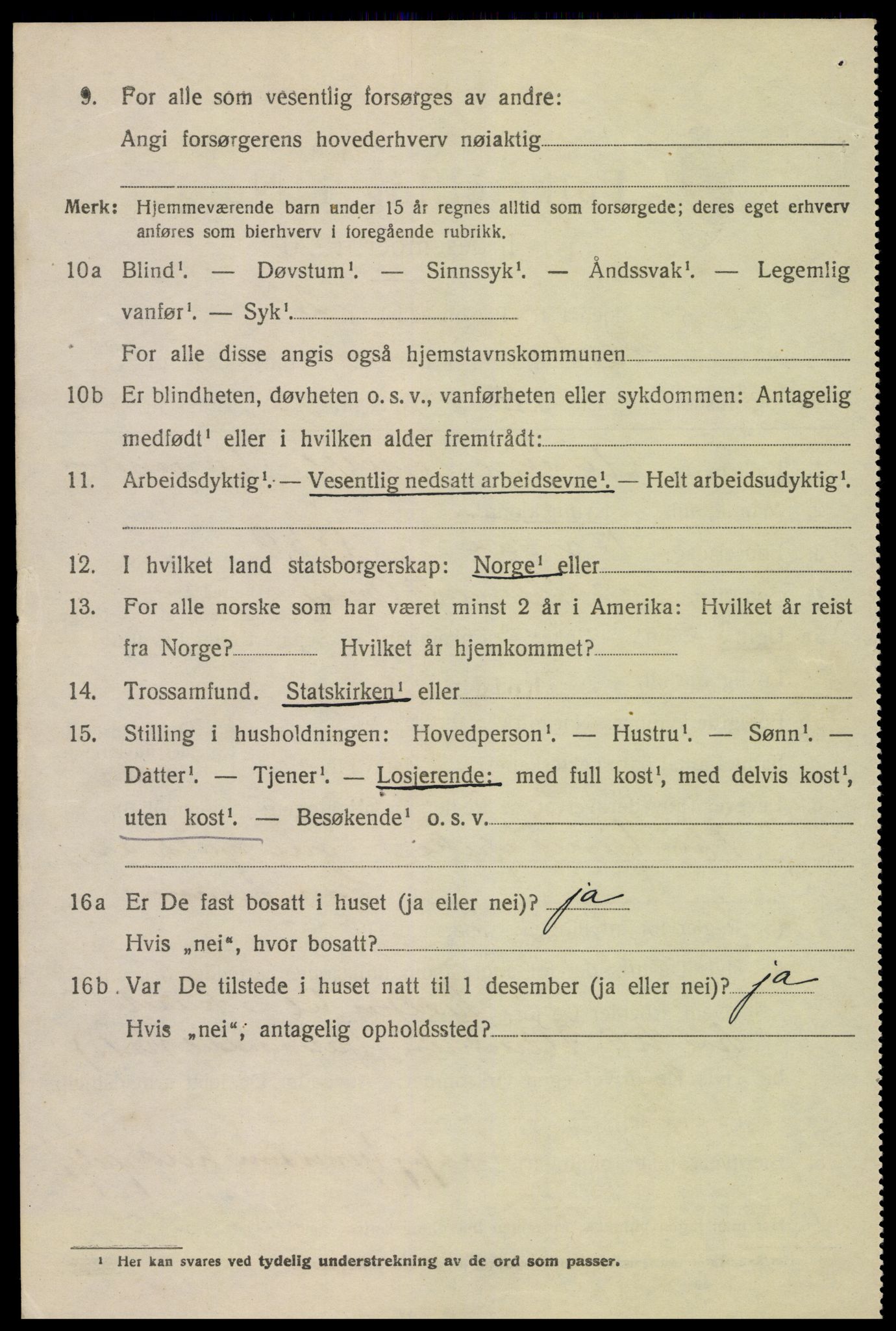 SAK, 1920 census for Hisøy, 1920, p. 5323