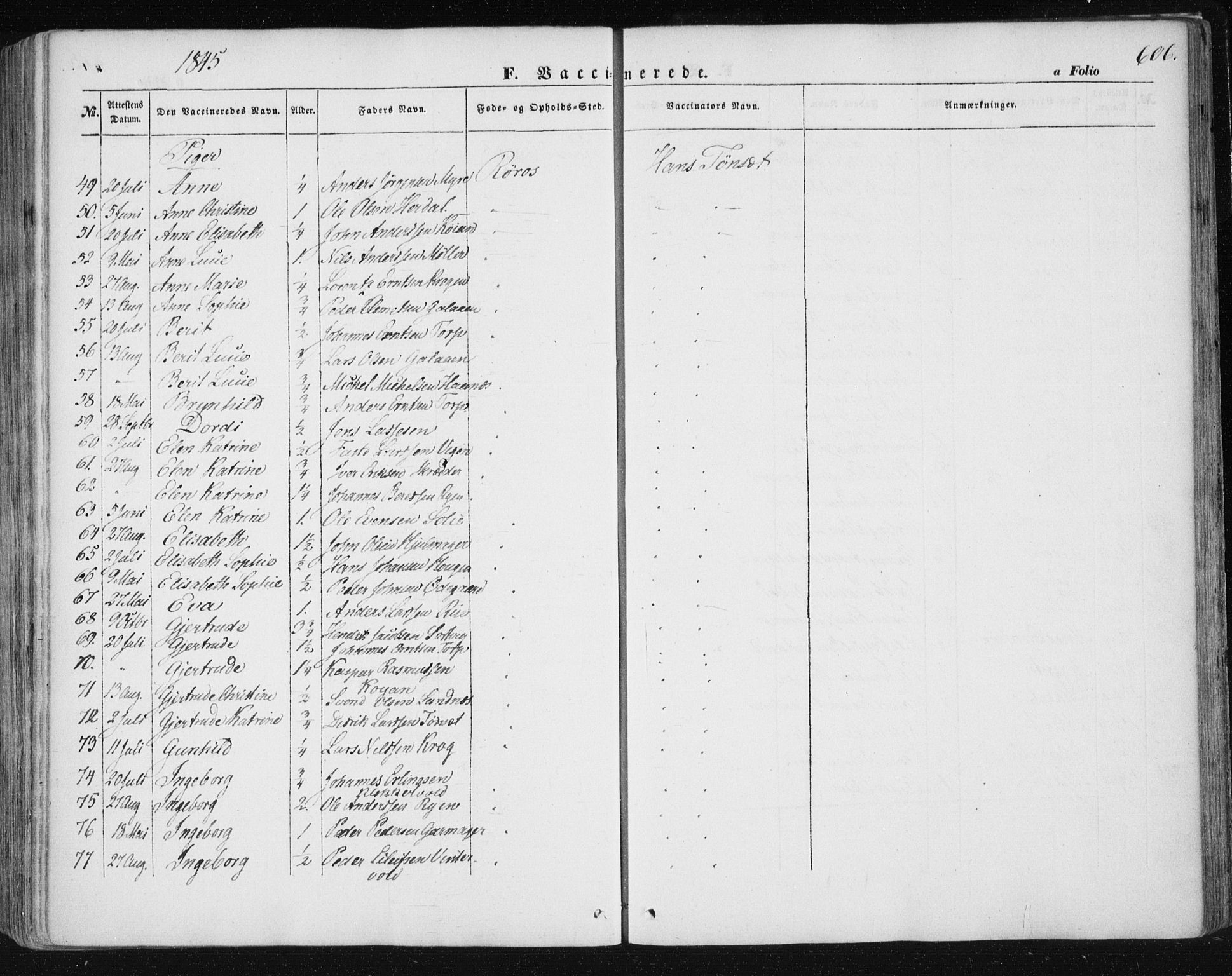 Ministerialprotokoller, klokkerbøker og fødselsregistre - Sør-Trøndelag, AV/SAT-A-1456/681/L0931: Parish register (official) no. 681A09, 1845-1859, p. 606