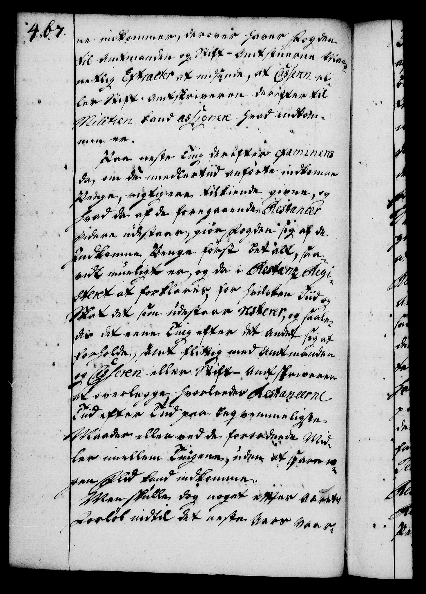 Rentekammeret, Kammerkanselliet, RA/EA-3111/G/Gg/Gga/L0004: Norsk ekspedisjonsprotokoll med register (merket RK 53.4), 1734-1741, p. 467