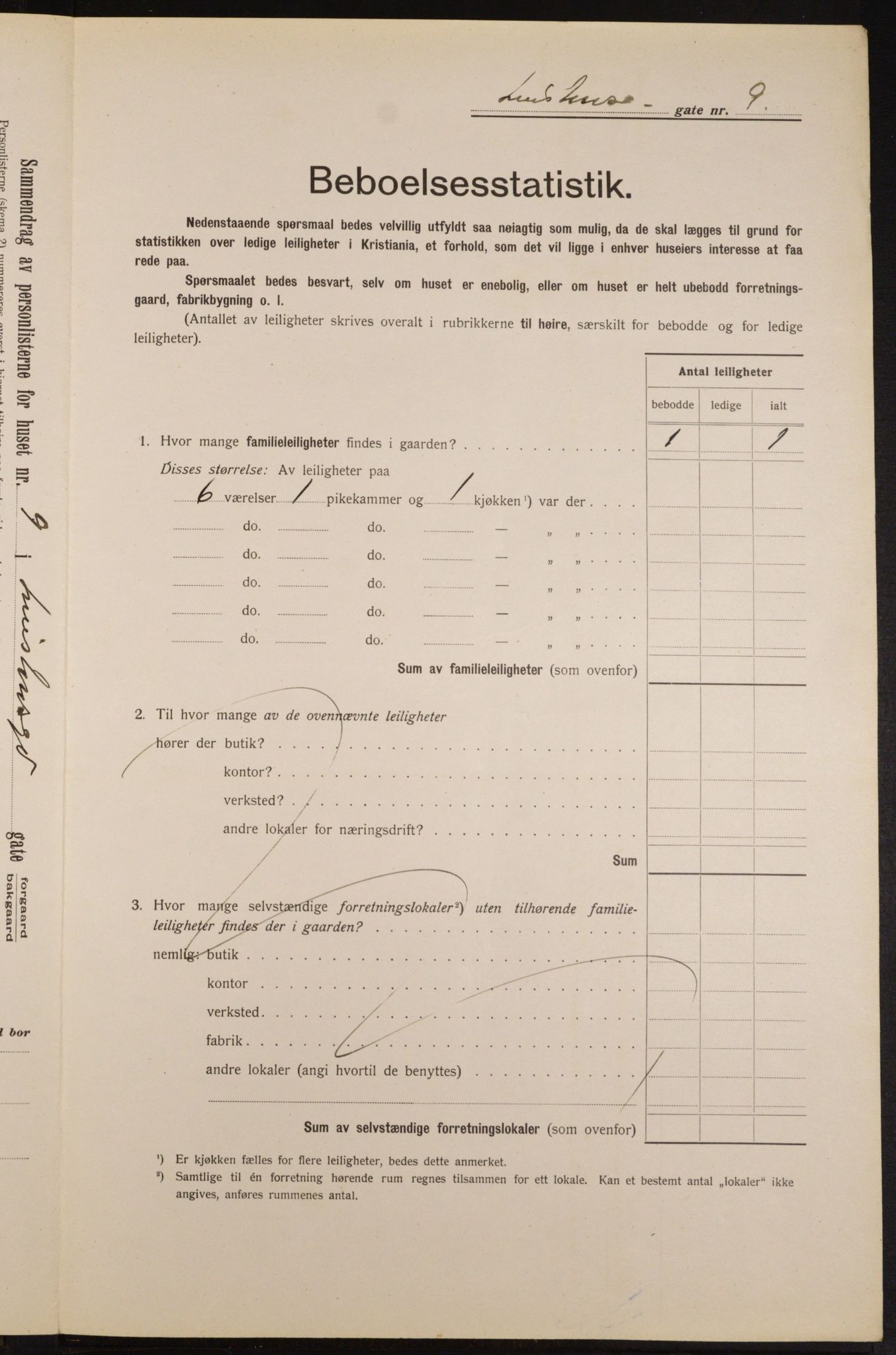 OBA, Municipal Census 1913 for Kristiania, 1913, p. 57547