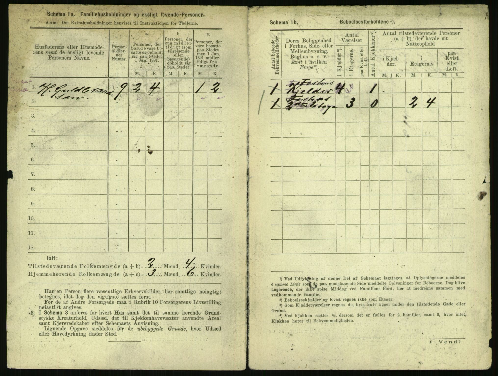 RA, 1891 census for 0301 Kristiania, 1891, p. 2764