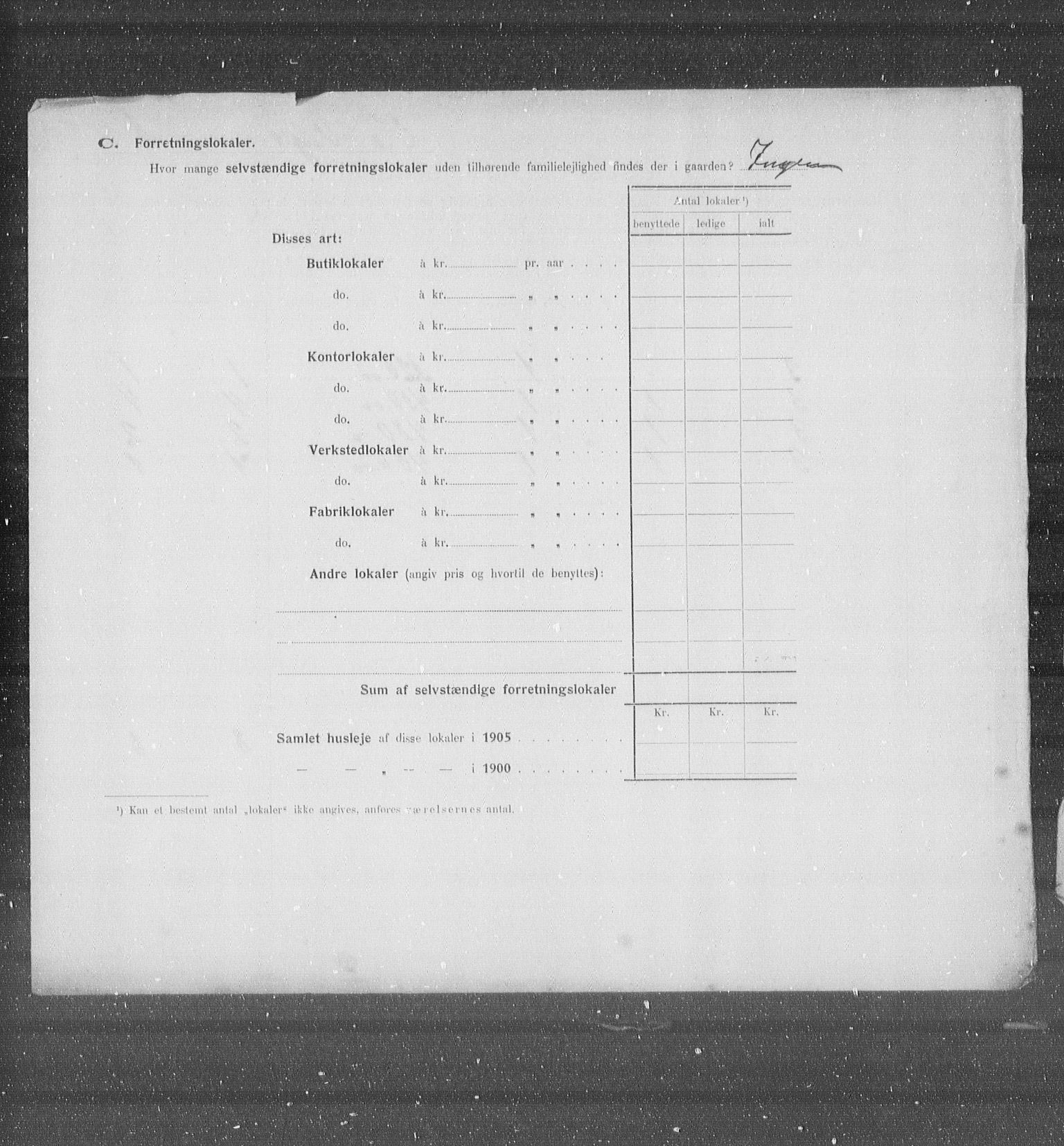 OBA, Municipal Census 1905 for Kristiania, 1905, p. 39673