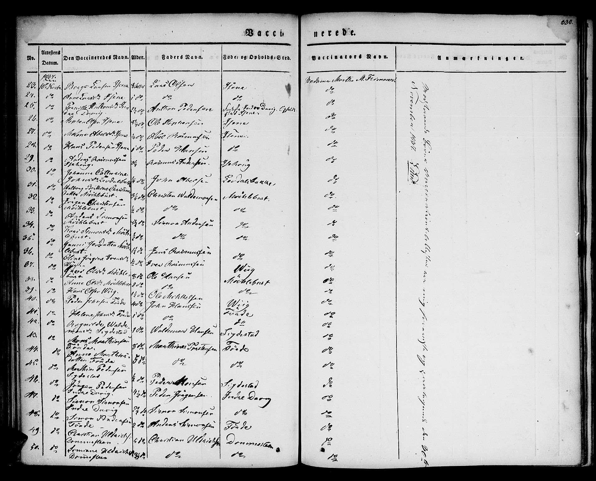 Davik sokneprestembete, AV/SAB-A-79701/H/Haa/Haaa/L0004: Parish register (official) no. A 4, 1830-1849, p. 330