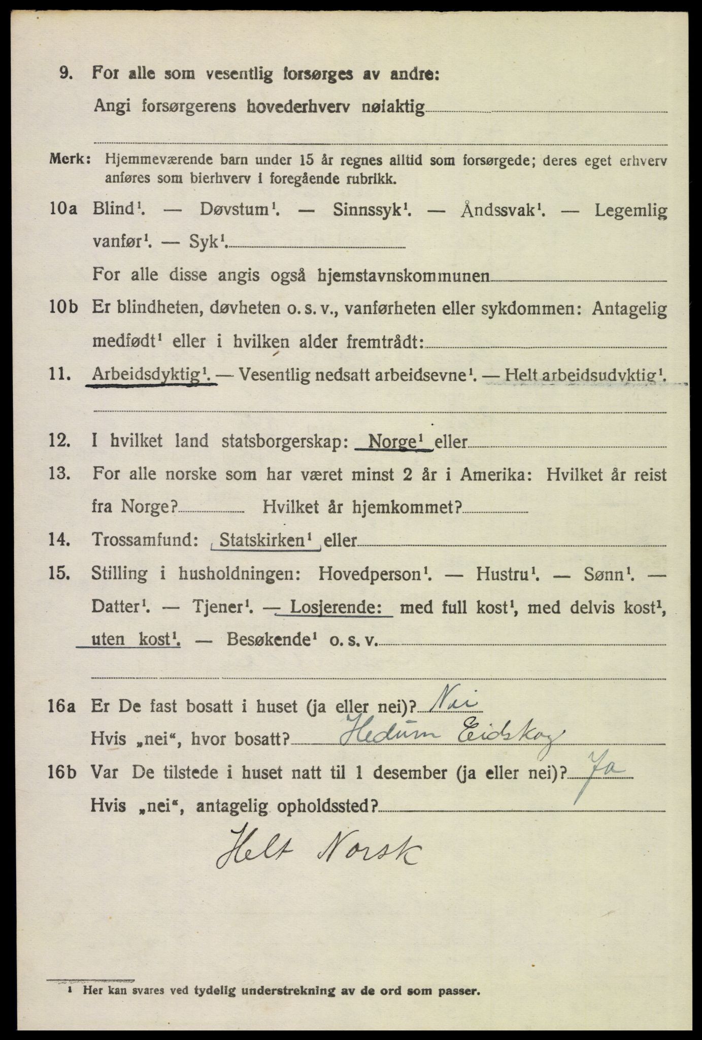 SAH, 1920 census for Grue, 1920, p. 13734