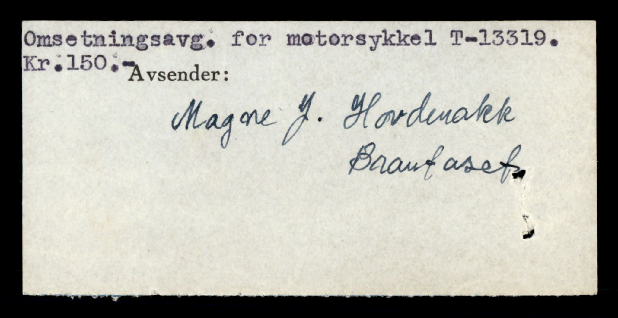 Møre og Romsdal vegkontor - Ålesund trafikkstasjon, AV/SAT-A-4099/F/Fe/L0038: Registreringskort for kjøretøy T 13180 - T 13360, 1927-1998, p. 2336