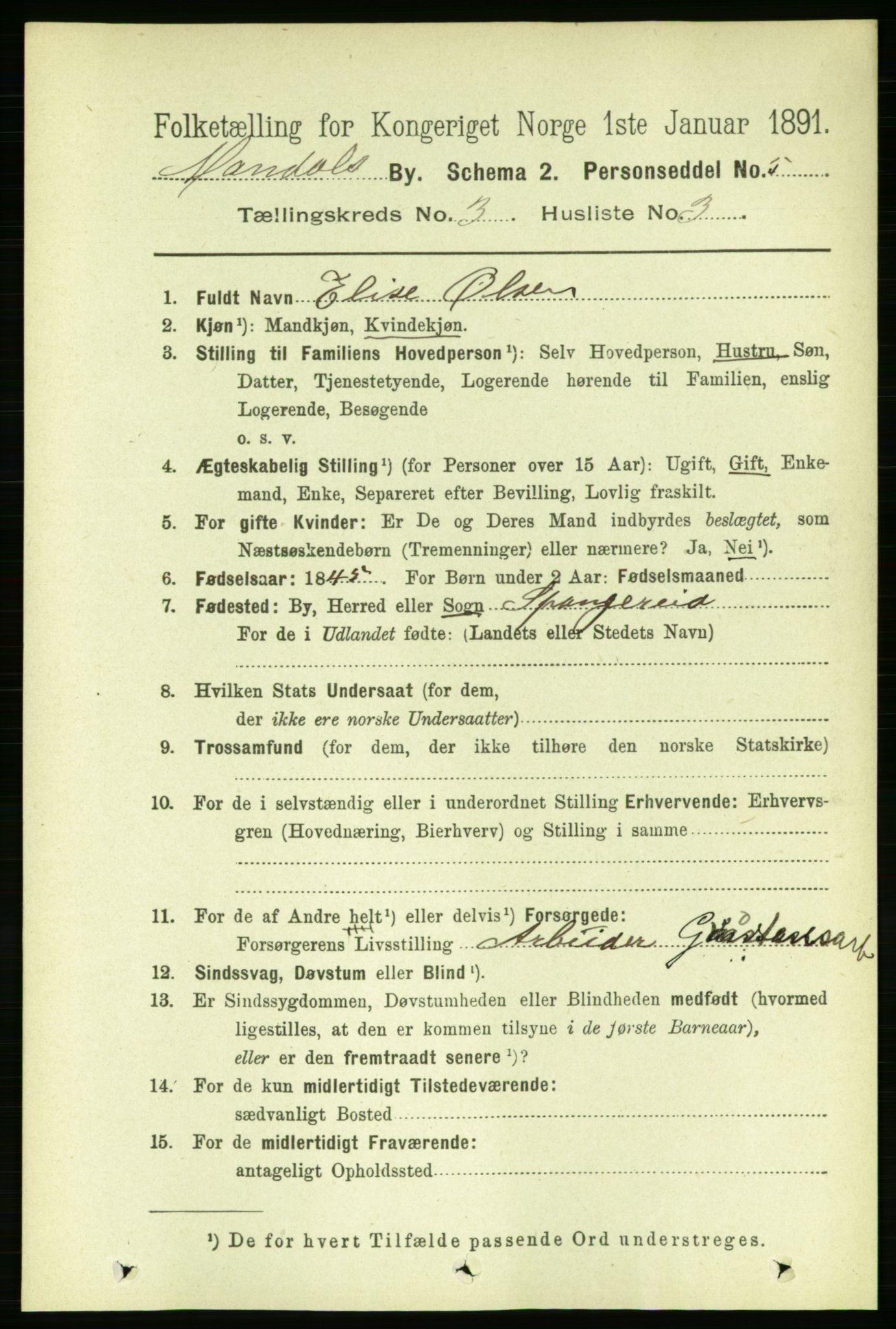 RA, 1891 census for 1002 Mandal, 1891, p. 1626