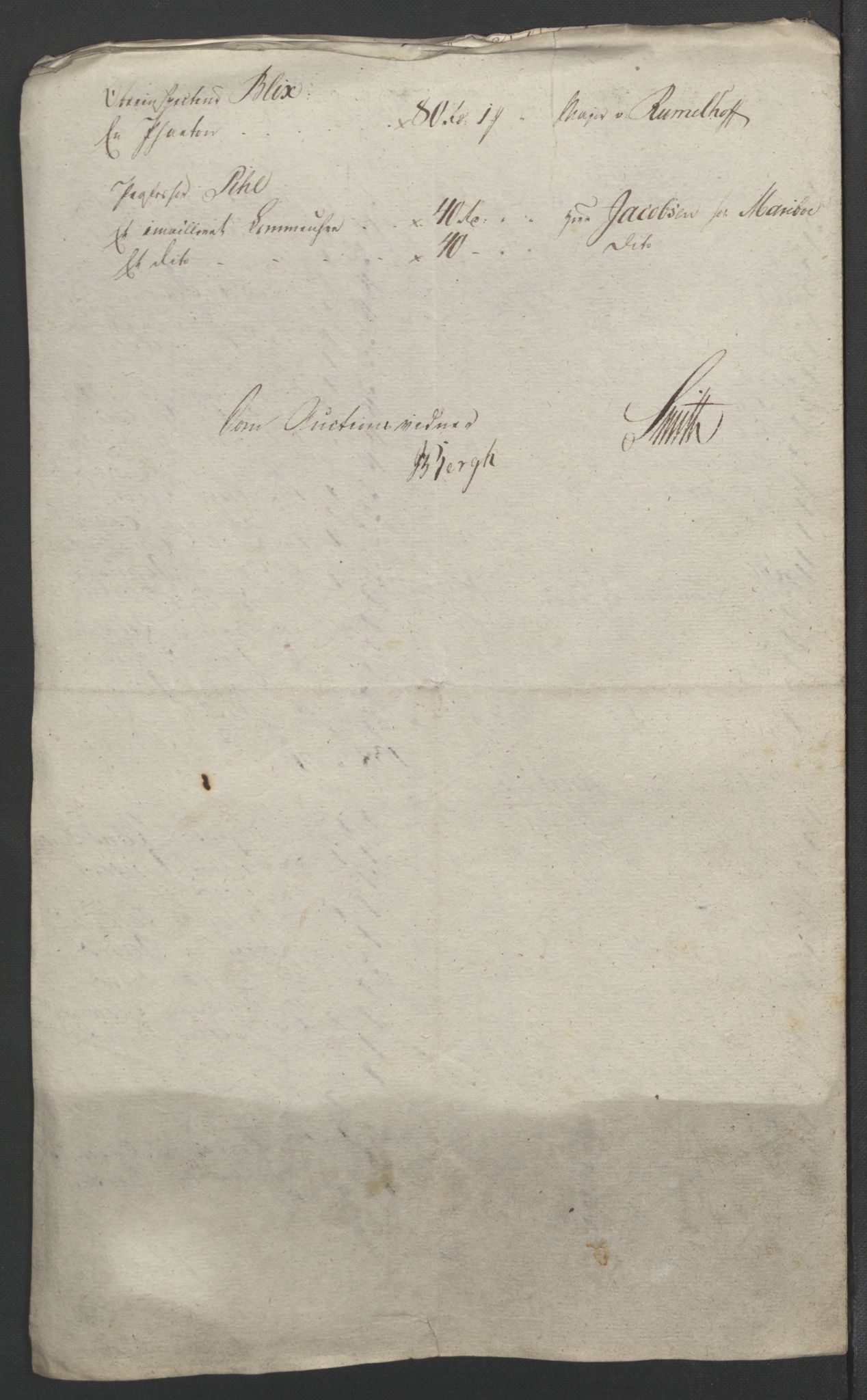 Forsvaret, Generalauditøren, AV/RA-RAFA-1772/F/Fj/Fja/L0032: --, 1750-1823, p. 587