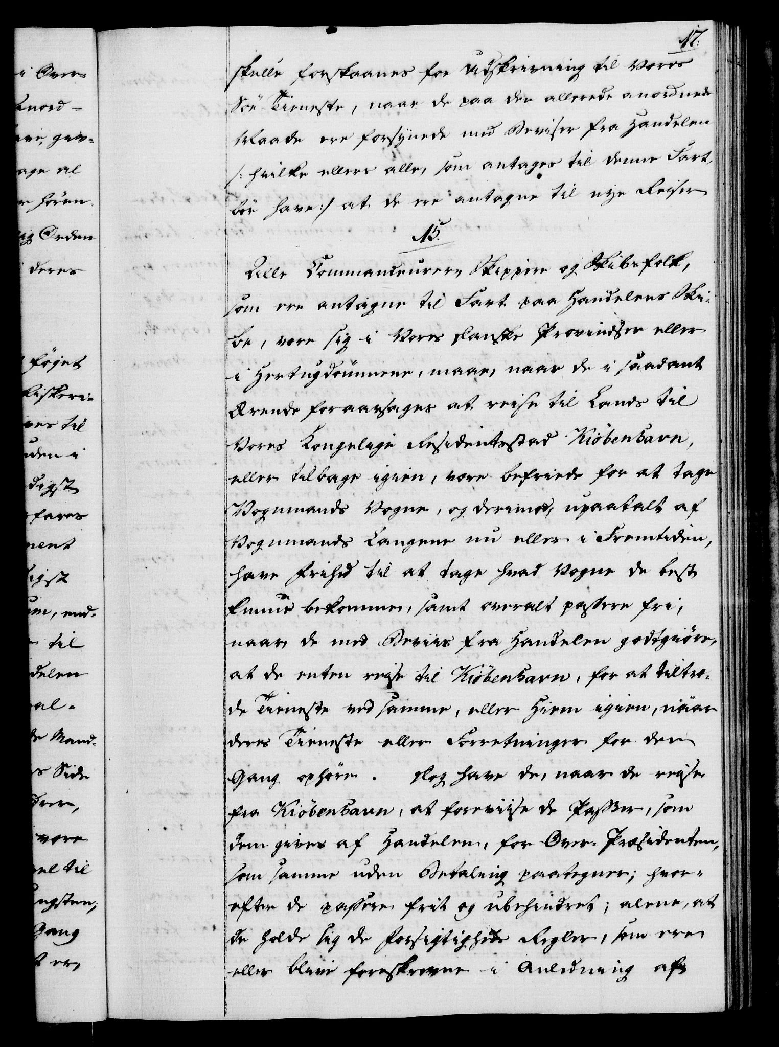 Rentekammeret, Kammerkanselliet, AV/RA-EA-3111/G/Gg/Gga/L0012: Norsk ekspedisjonsprotokoll med register (merket RK 53.12), 1781-1783, p. 17