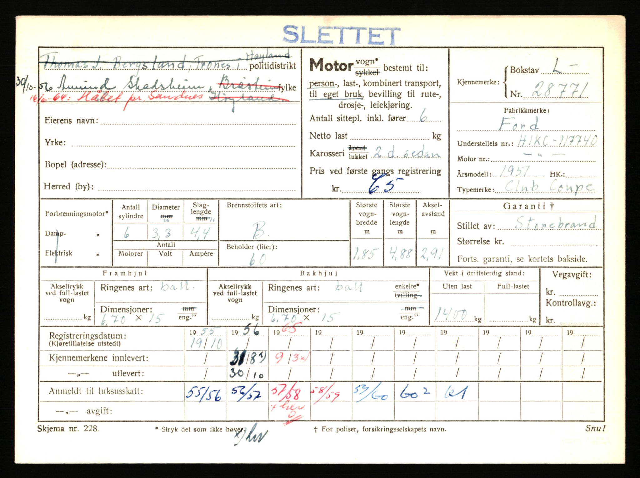 Stavanger trafikkstasjon, AV/SAST-A-101942/0/F/L0047: L-28400 - L-29099, 1930-1971, p. 1109