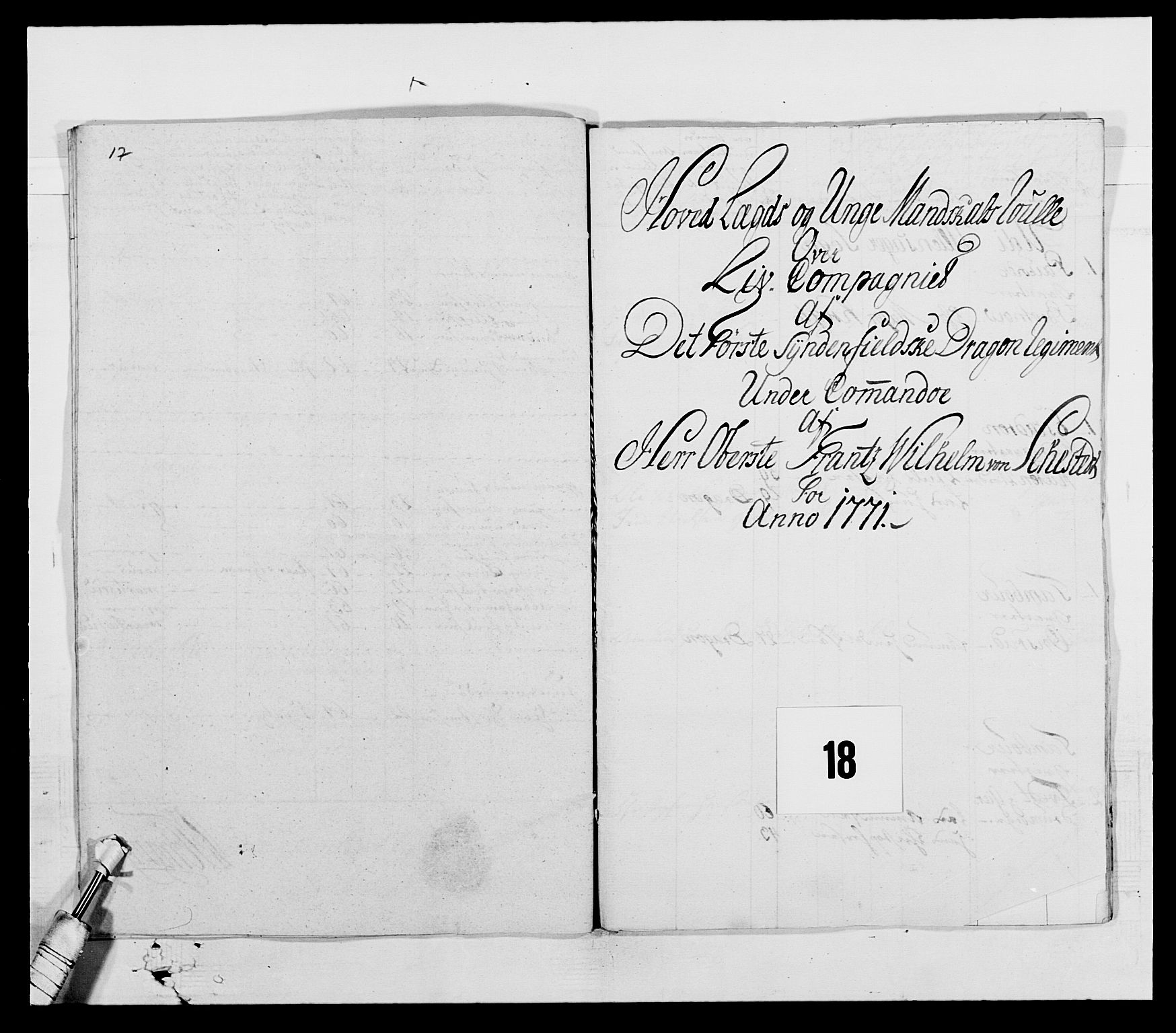 Generalitets- og kommissariatskollegiet, Det kongelige norske kommissariatskollegium, AV/RA-EA-5420/E/Eh/L0003: 1. Sønnafjelske dragonregiment, 1767-1812, p. 238