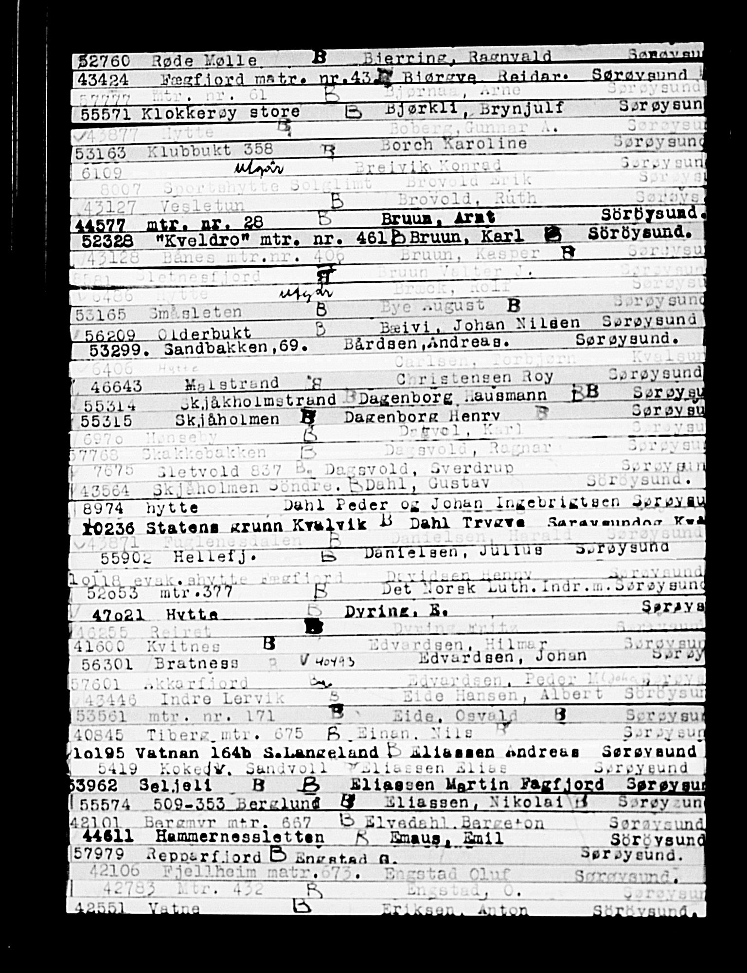 Krigsskadetrygdene for bygninger og løsøre, AV/RA-S-1548/V/L0014: --, 1940-1945, p. 1066