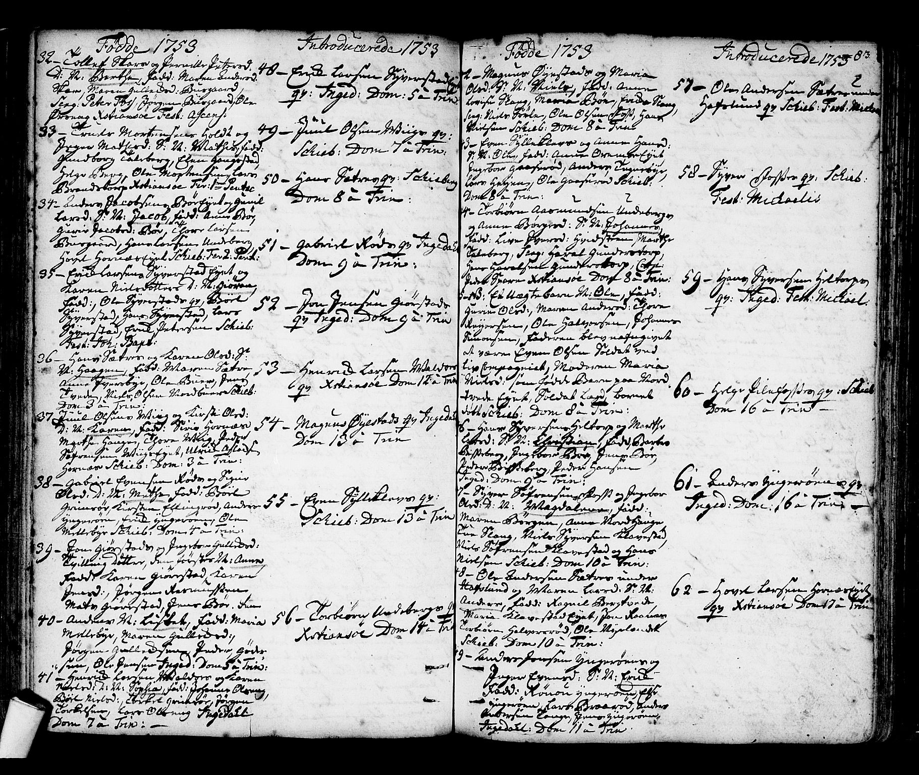 Skjeberg prestekontor Kirkebøker, AV/SAO-A-10923/F/Fa/L0002: Parish register (official) no. I 2, 1726-1791, p. 83