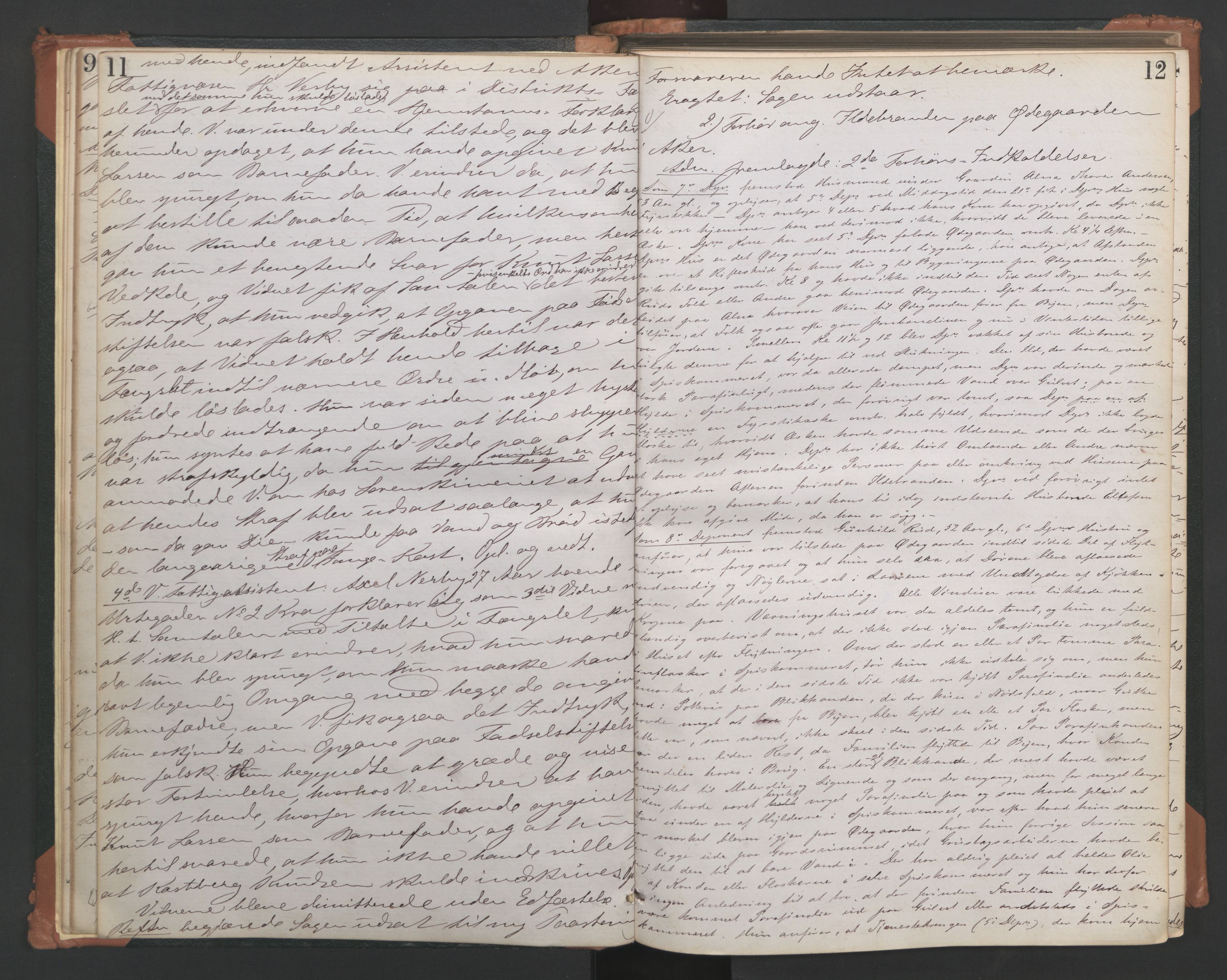 Aker sorenskriveri, AV/SAO-A-10895/F/Fc/Fcb/L0053: Ekstrarettsprotokoll, 1879-1882, p. 11-12