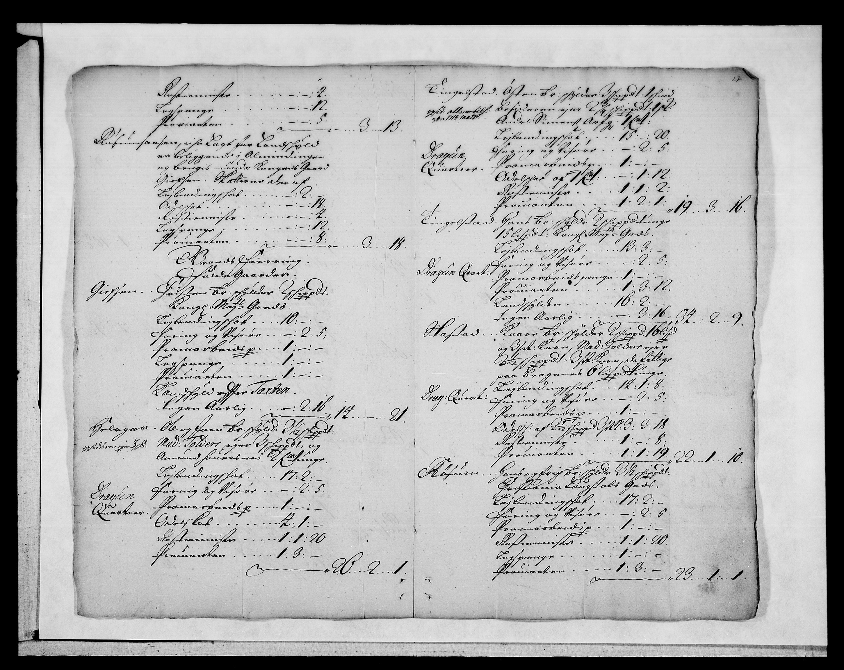 Rentekammeret inntil 1814, Reviderte regnskaper, Fogderegnskap, AV/RA-EA-4092/R18/L1328: Fogderegnskap Hadeland, Toten og Valdres, 1723, p. 176