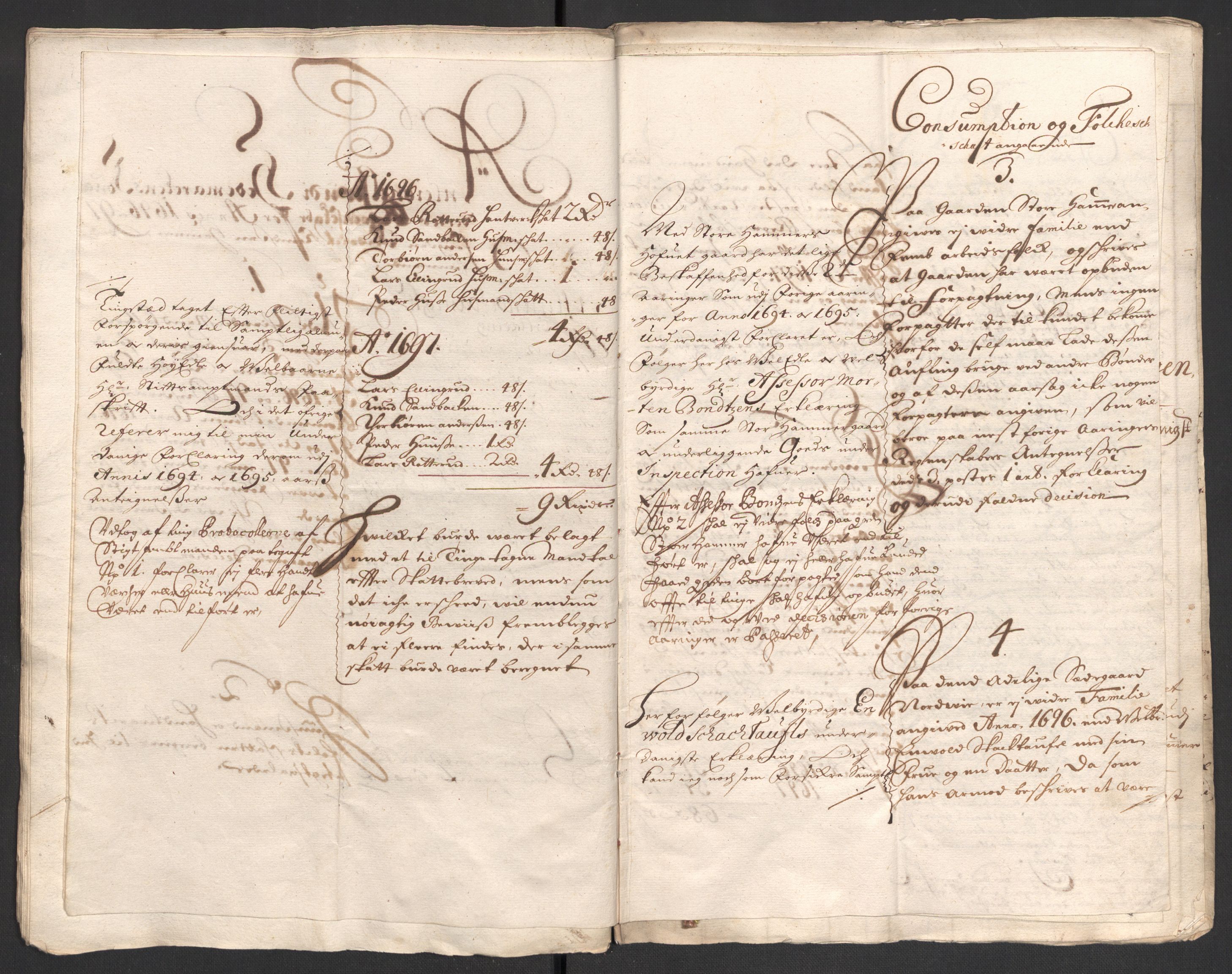 Rentekammeret inntil 1814, Reviderte regnskaper, Fogderegnskap, AV/RA-EA-4092/R16/L1037: Fogderegnskap Hedmark, 1697-1698, p. 223