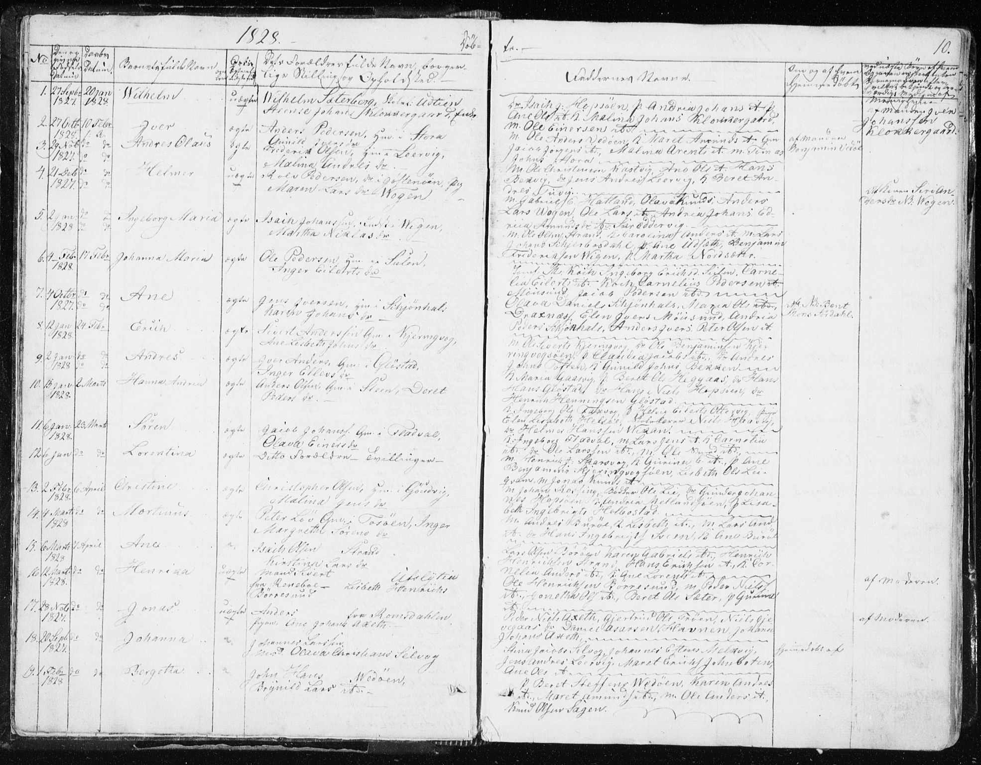 Ministerialprotokoller, klokkerbøker og fødselsregistre - Sør-Trøndelag, AV/SAT-A-1456/634/L0528: Parish register (official) no. 634A04, 1827-1842, p. 10