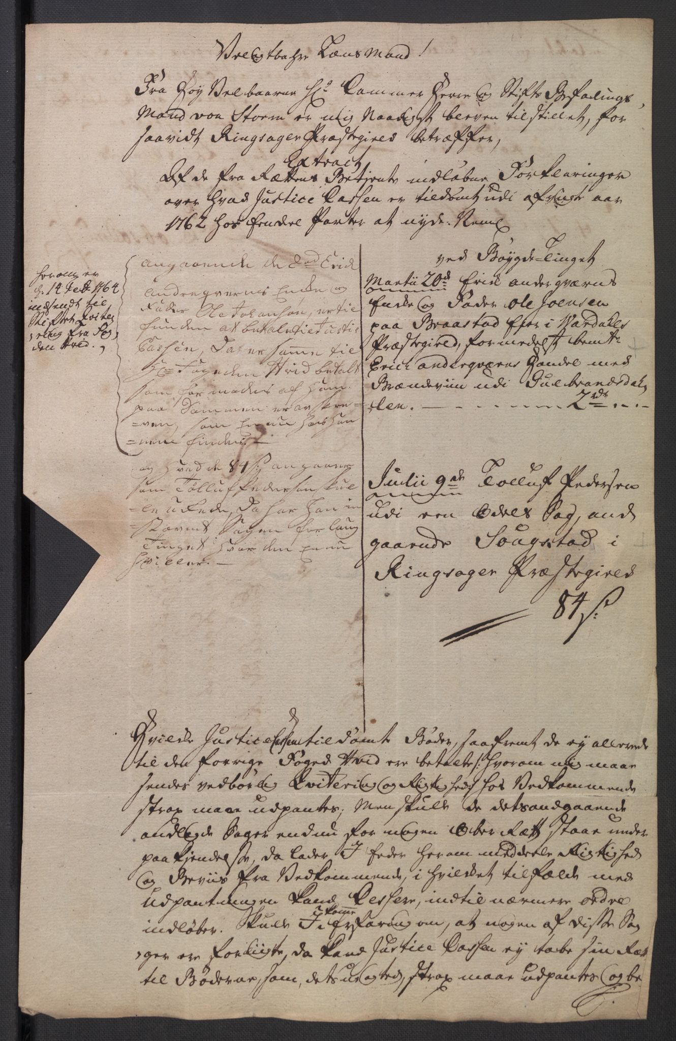 Rentekammeret inntil 1814, Reviderte regnskaper, Mindre regnskaper, AV/RA-EA-4068/Rb/L0014: Opplands amt, 1771-1779, p. 993