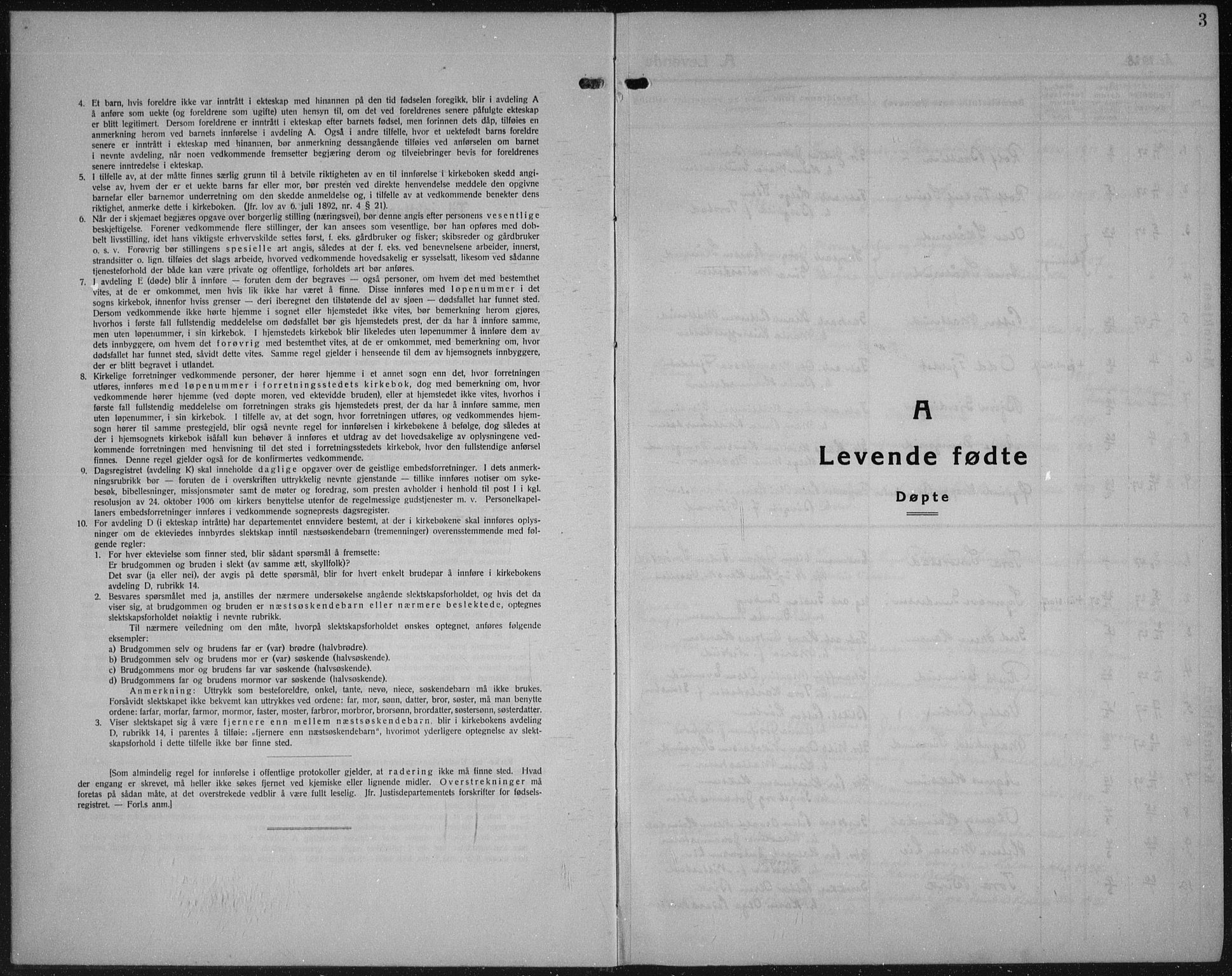 Vestre Toten prestekontor, AV/SAH-PREST-108/H/Ha/Hab/L0018: Parish register (copy) no. 18, 1928-1941, p. 3
