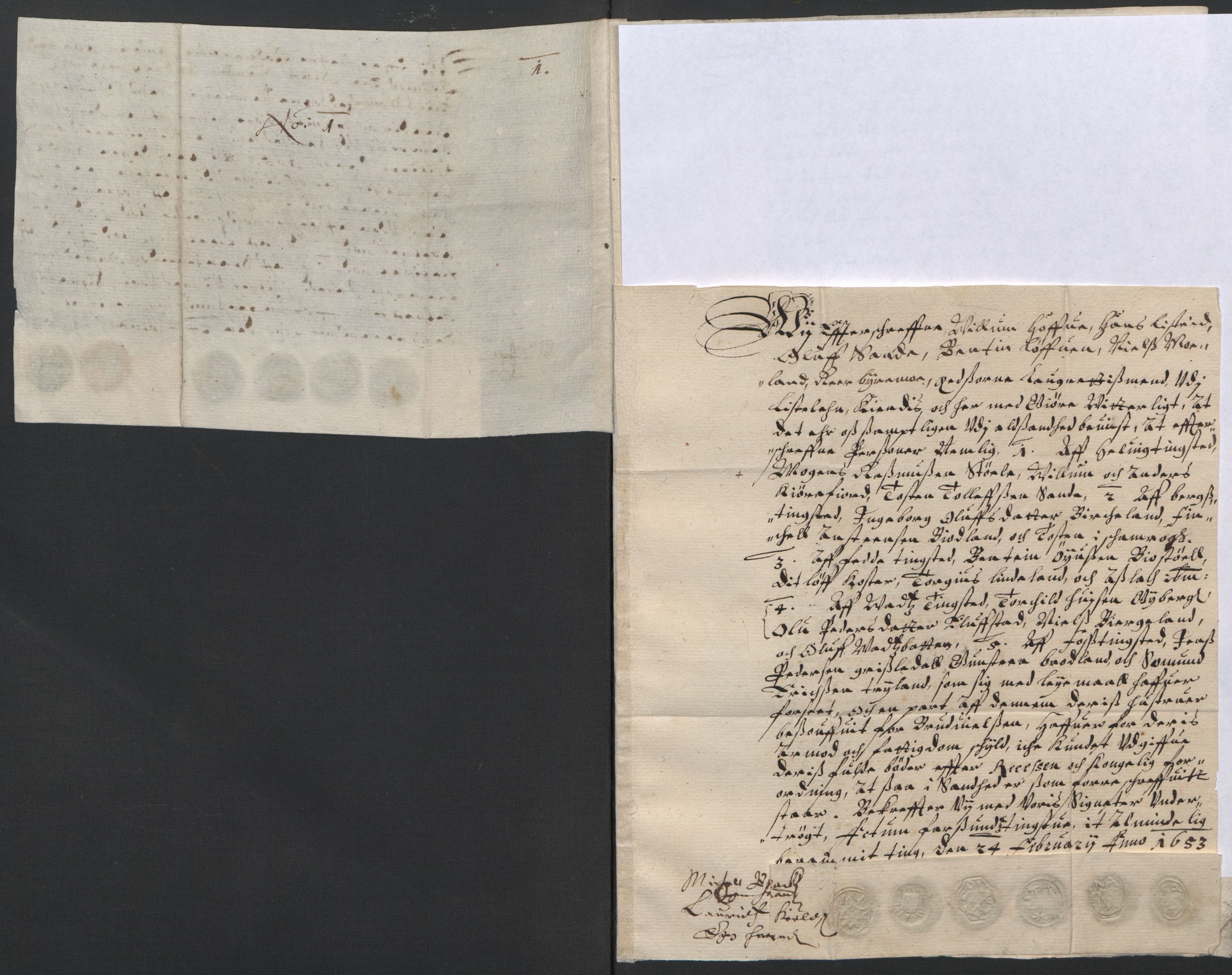 Rentekammeret inntil 1814, Reviderte regnskaper, Lensregnskaper, AV/RA-EA-5023/R/Rb/Rbr/L0019: Lista len, 1650-1653