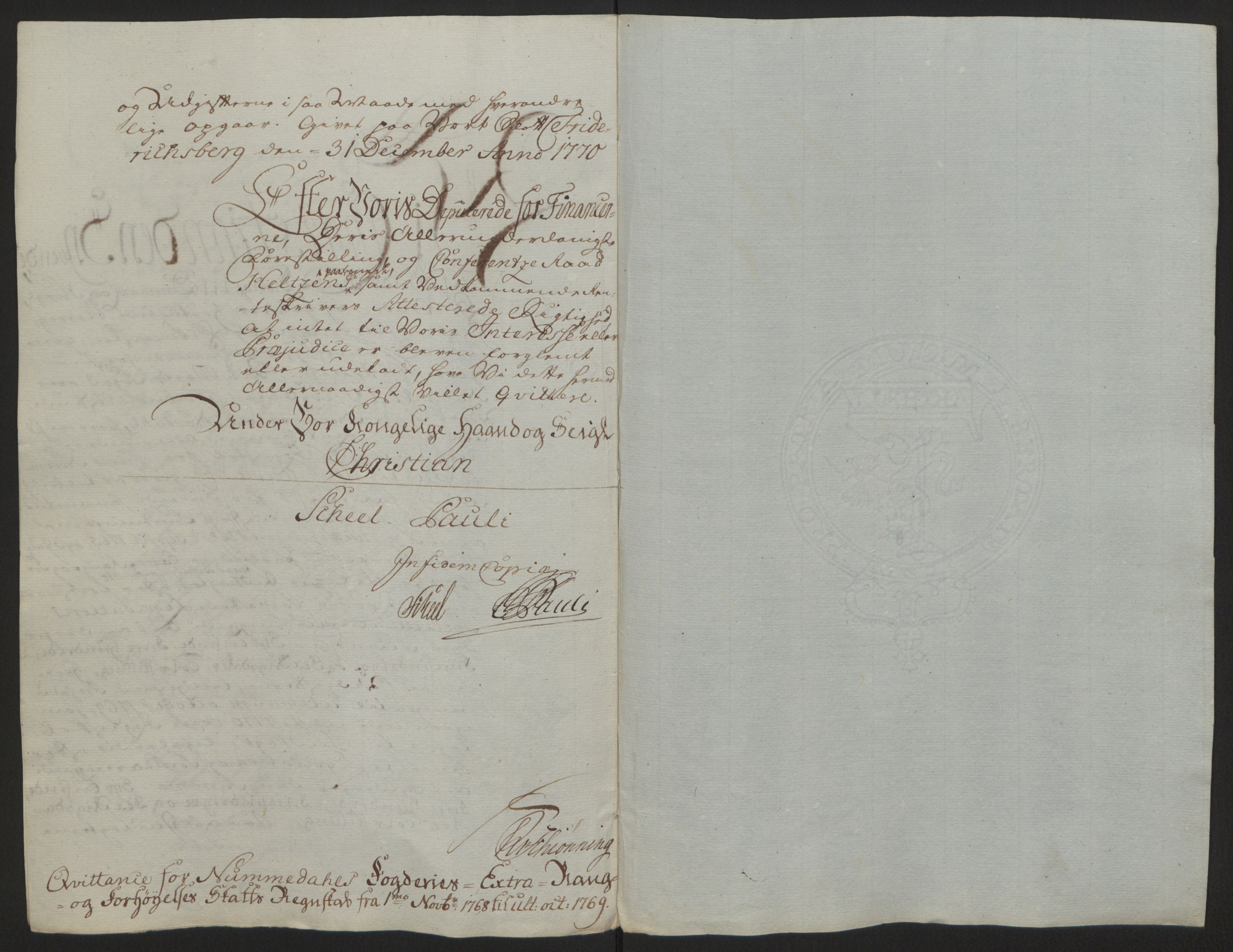 Rentekammeret inntil 1814, Reviderte regnskaper, Fogderegnskap, RA/EA-4092/R64/L4502: Ekstraskatten Namdal, 1762-1772, p. 309