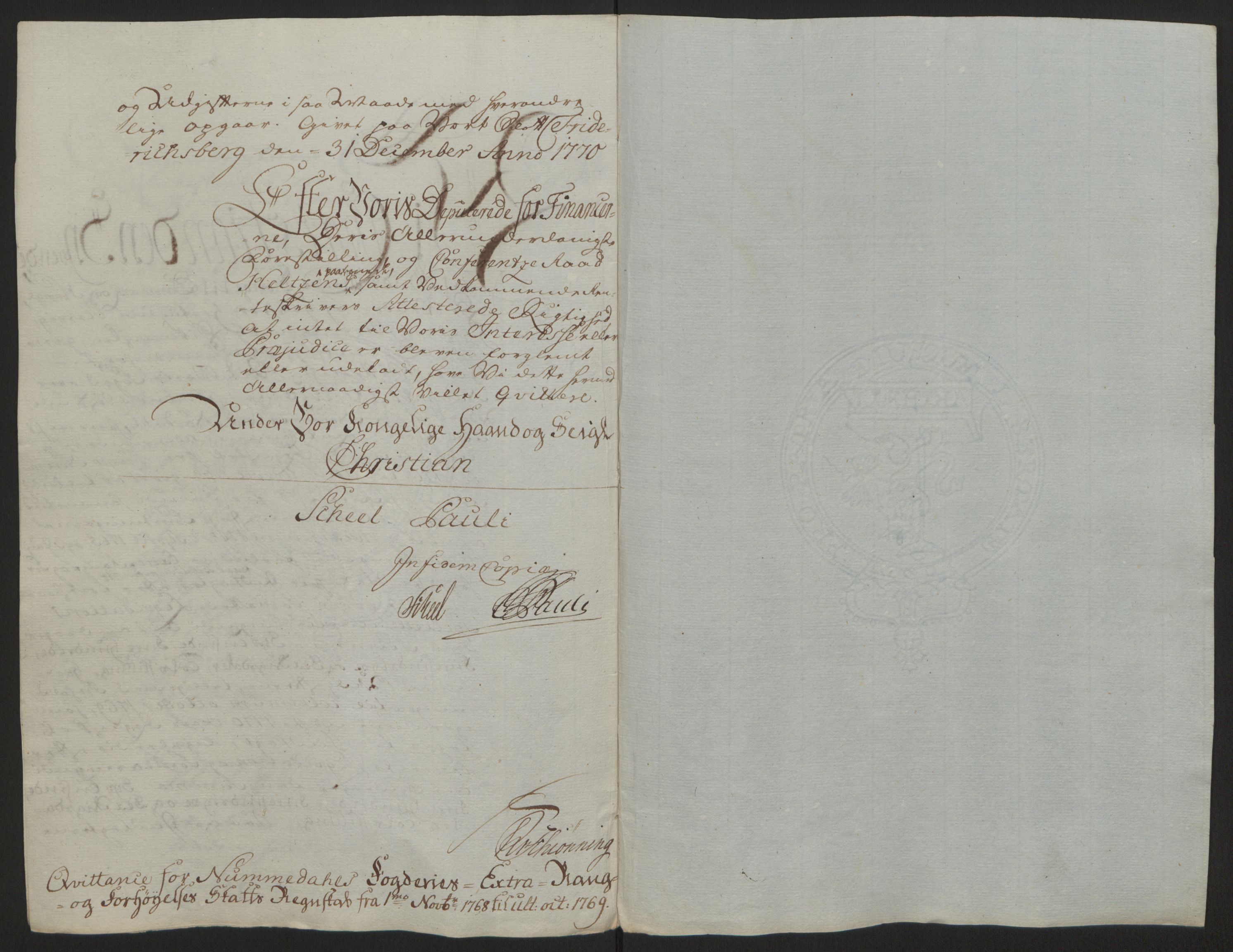 Rentekammeret inntil 1814, Reviderte regnskaper, Fogderegnskap, AV/RA-EA-4092/R64/L4502: Ekstraskatten Namdal, 1762-1772, p. 309