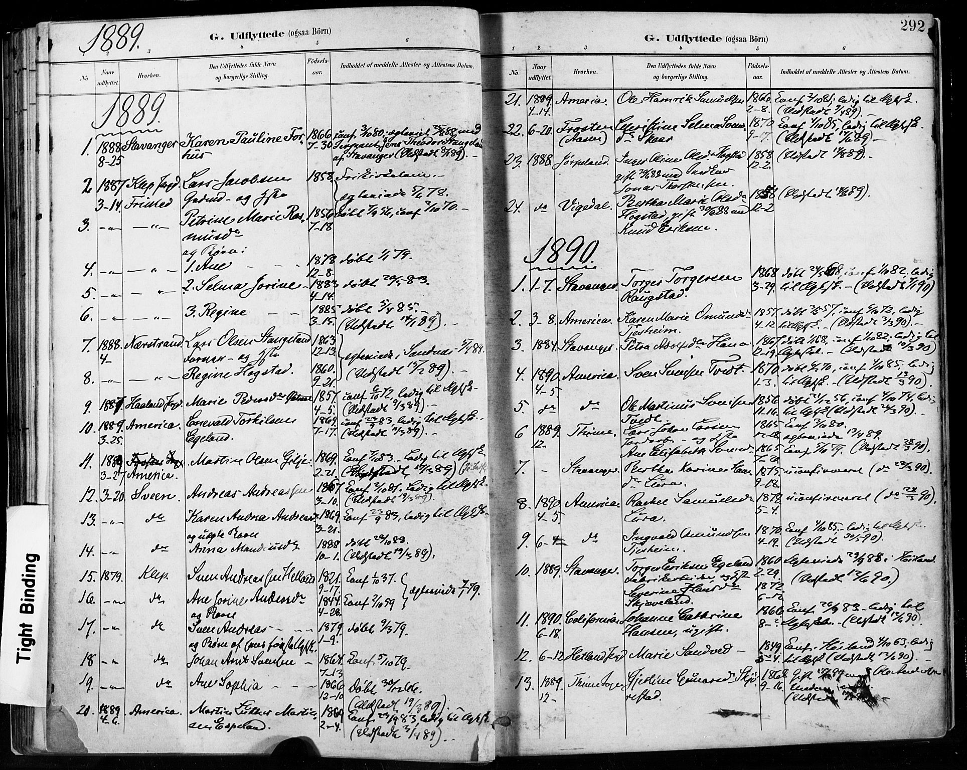 Høyland sokneprestkontor, AV/SAST-A-101799/001/30BA/L0013: Parish register (official) no. A 13.2, 1889-1898, p. 292