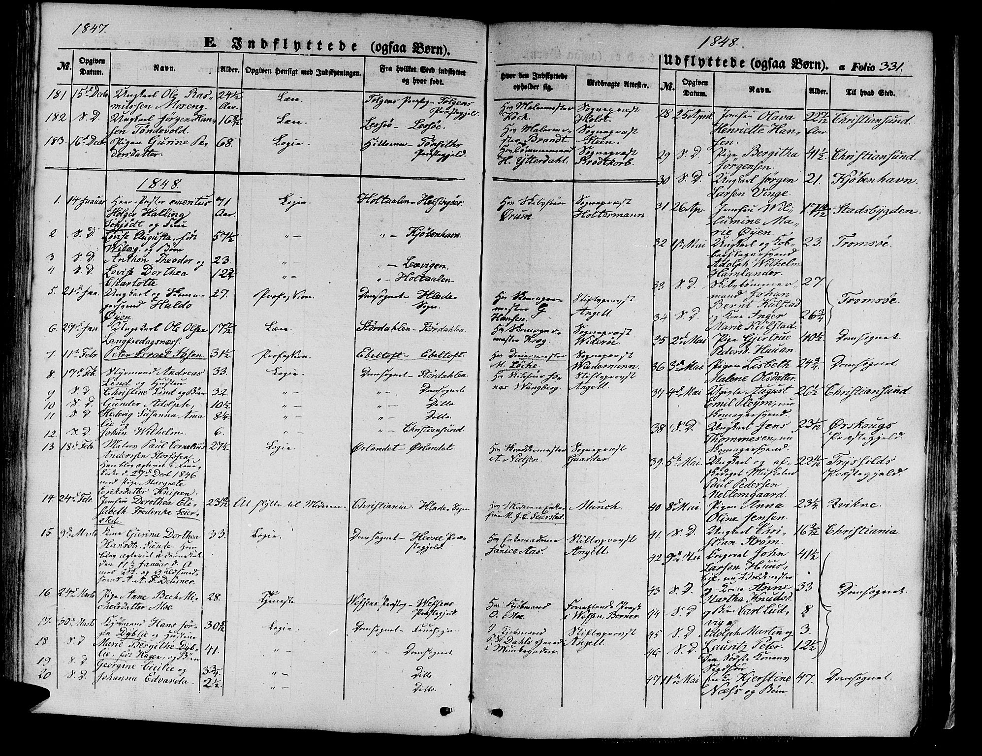 Ministerialprotokoller, klokkerbøker og fødselsregistre - Sør-Trøndelag, SAT/A-1456/602/L0137: Parish register (copy) no. 602C05, 1846-1856, p. 331