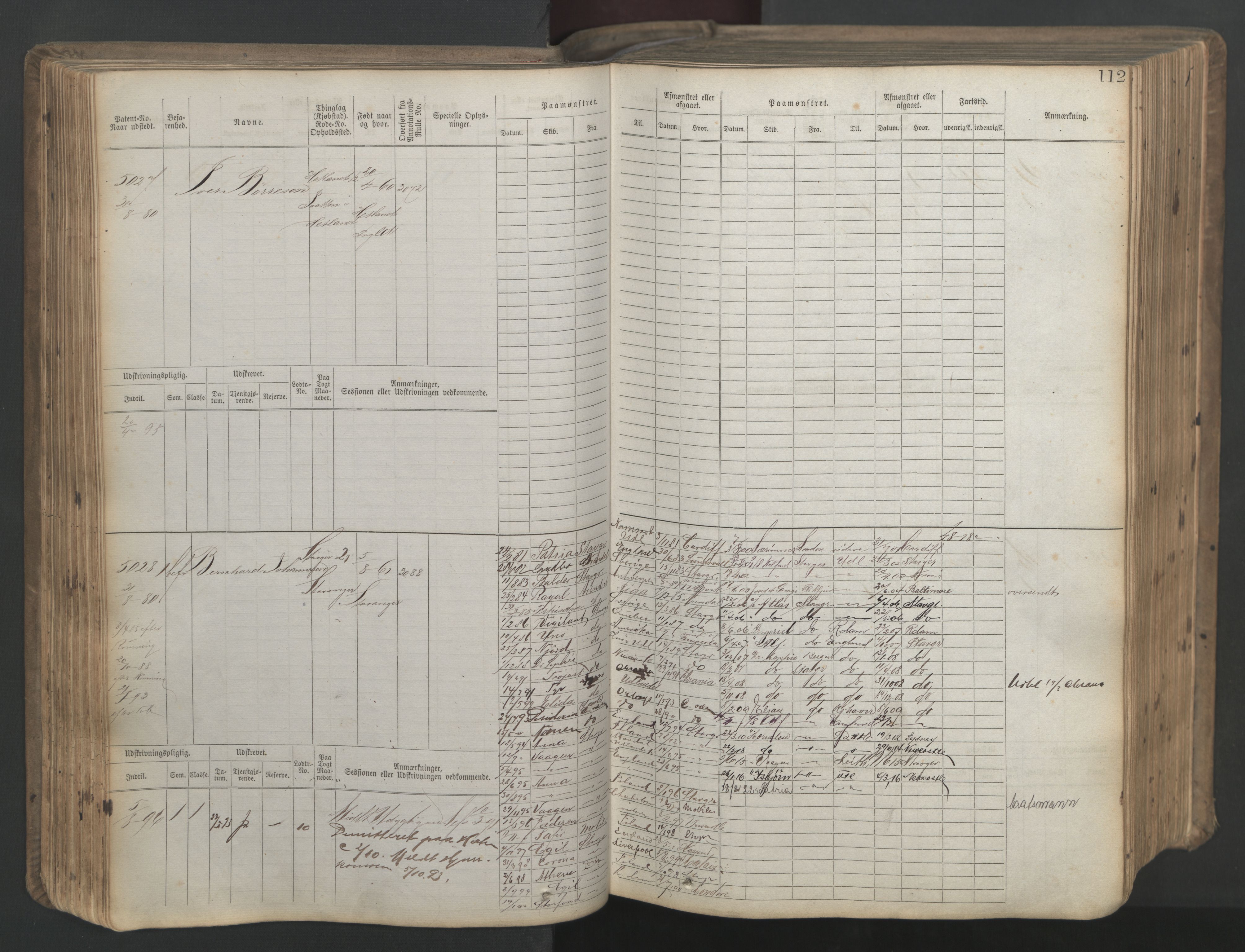 Stavanger sjømannskontor, AV/SAST-A-102006/F/Fb/Fbb/L0020: Sjøfartshovedrulle patnentnr. 4803-6004 (dublett), 1879, p. 117