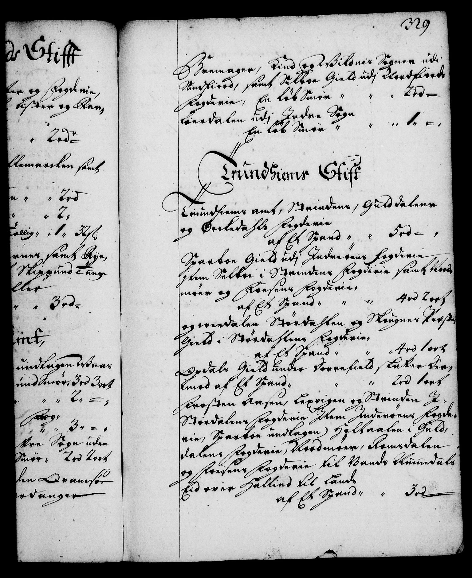 Rentekammeret, Kammerkanselliet, RA/EA-3111/G/Gg/Gga/L0002: Norsk ekspedisjonsprotokoll med register (merket RK 53.2), 1723-1727, p. 329