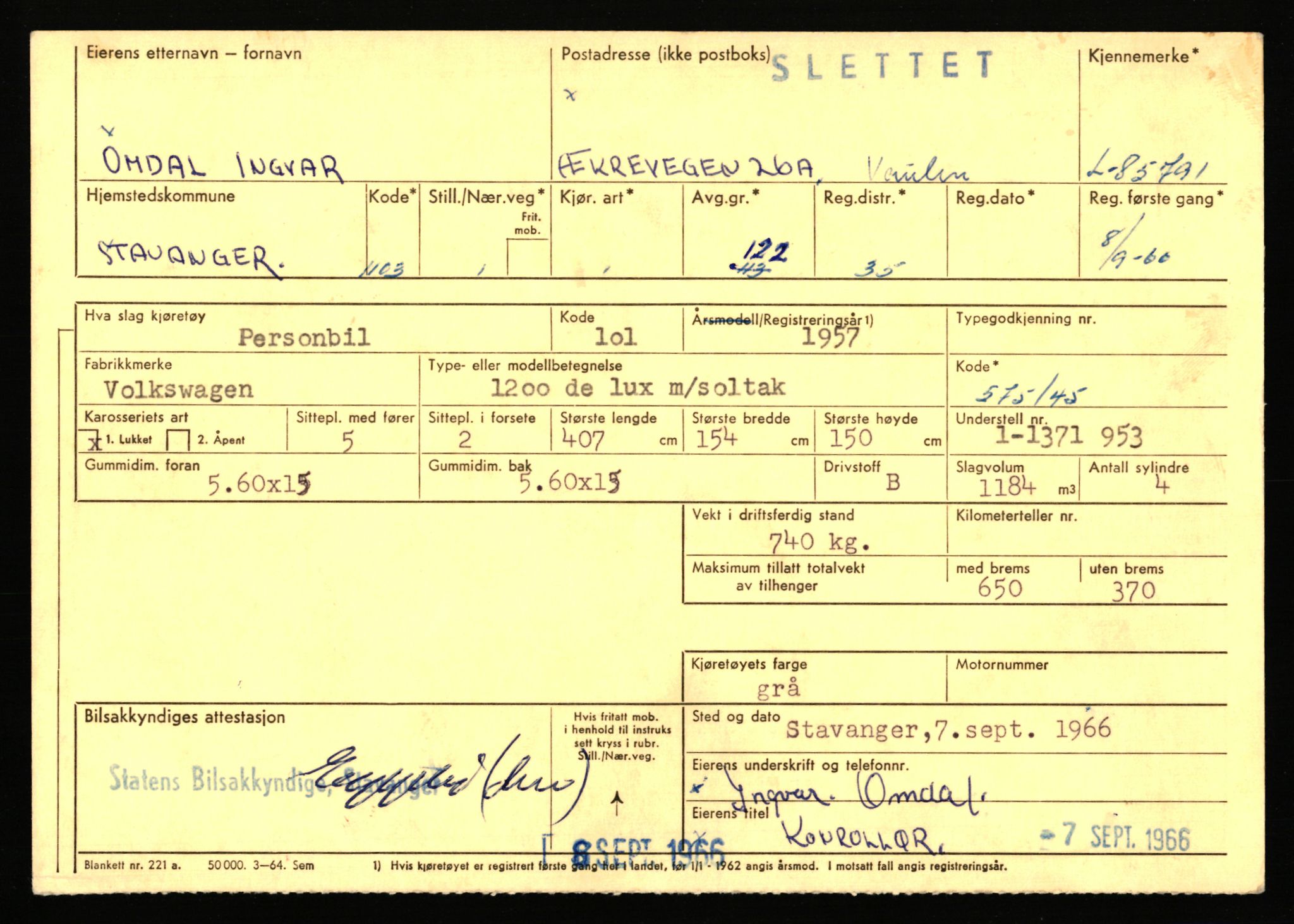 Stavanger trafikkstasjon, AV/SAST-A-101942/0/F/L0073: L-84100 - L-86499, 1930-1971, p. 1737